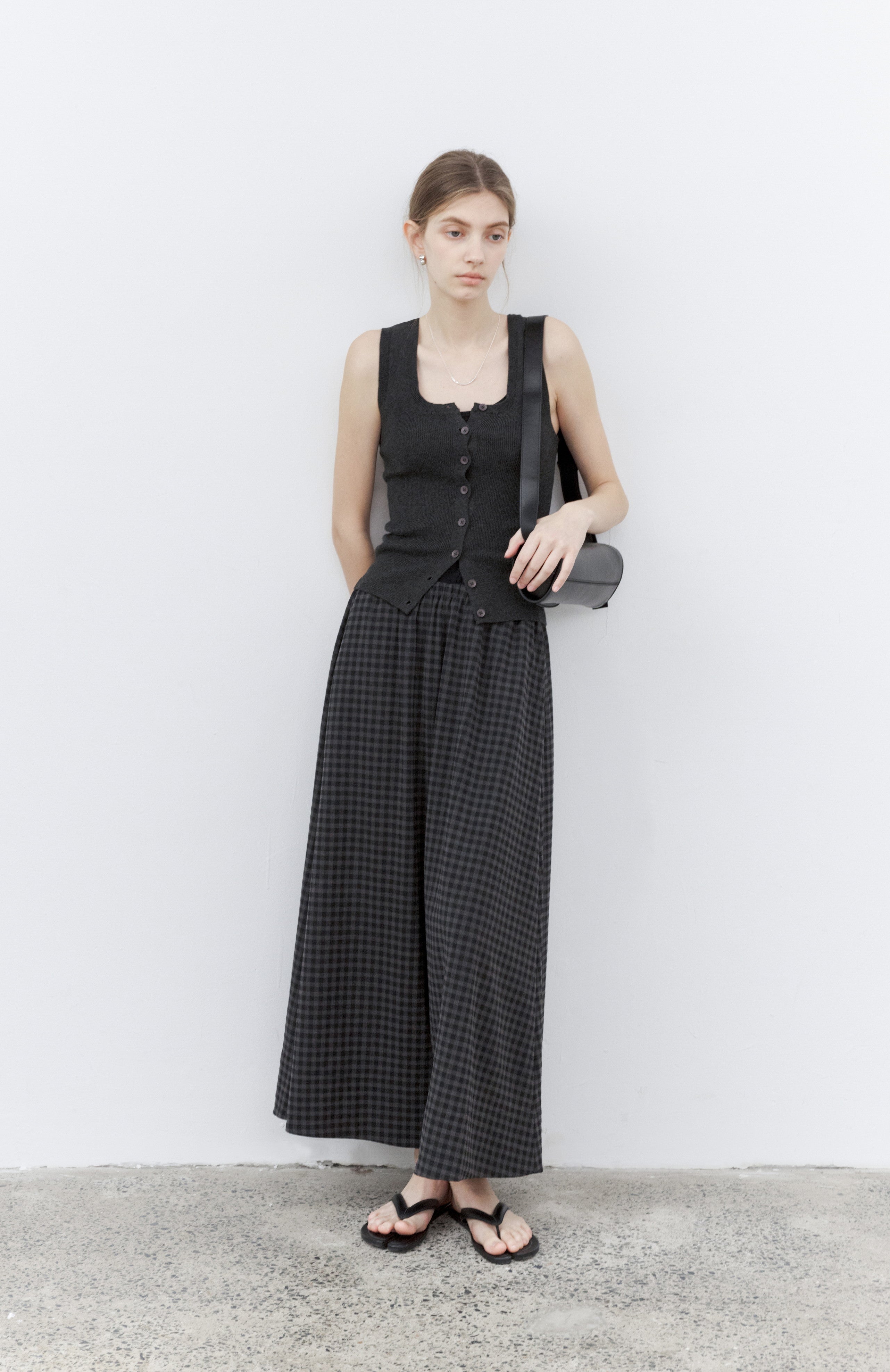 FLARE LOOSE WIDE PANTS