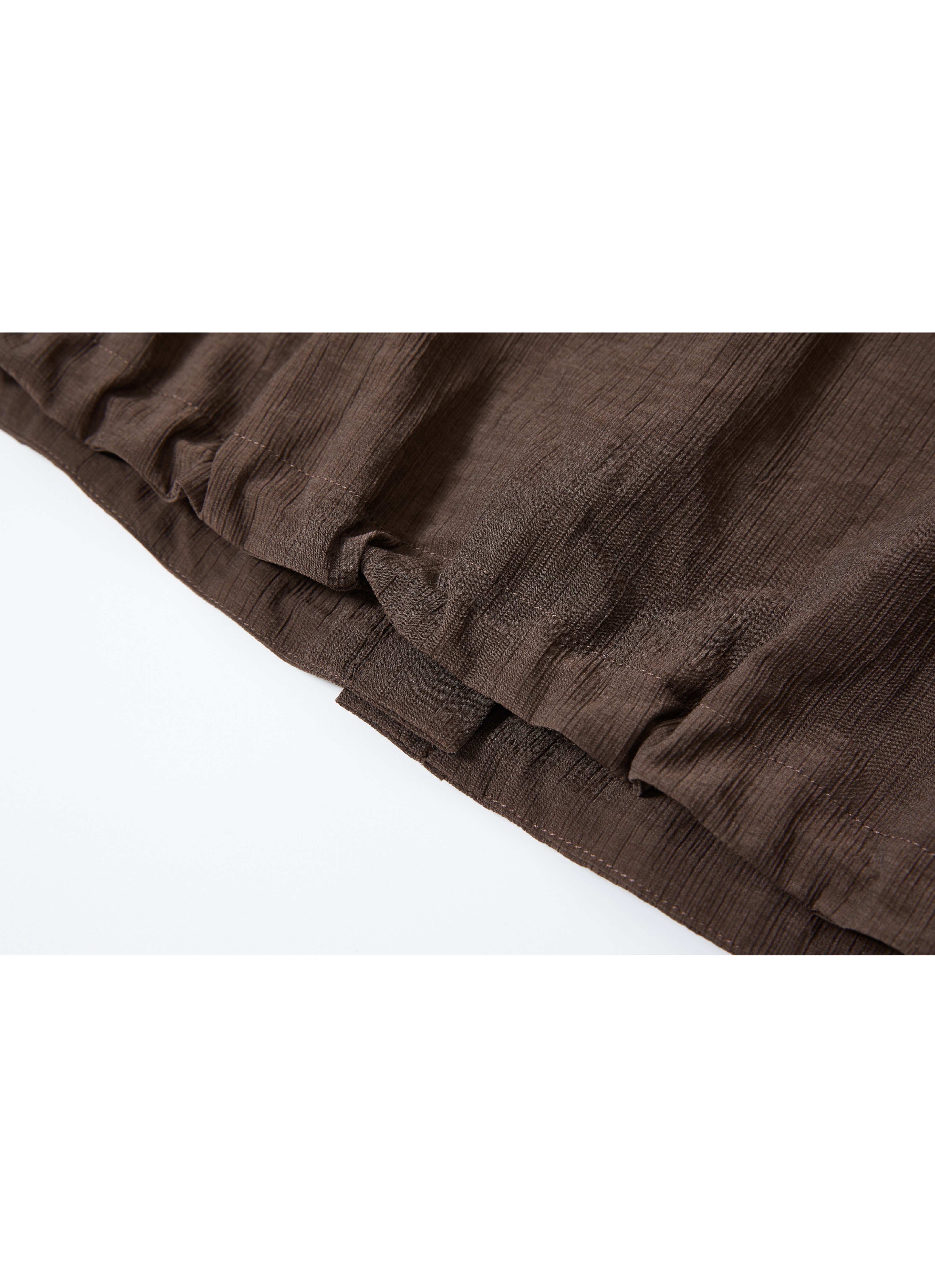 BALLOON SLEEVE DRAPE SHIRT