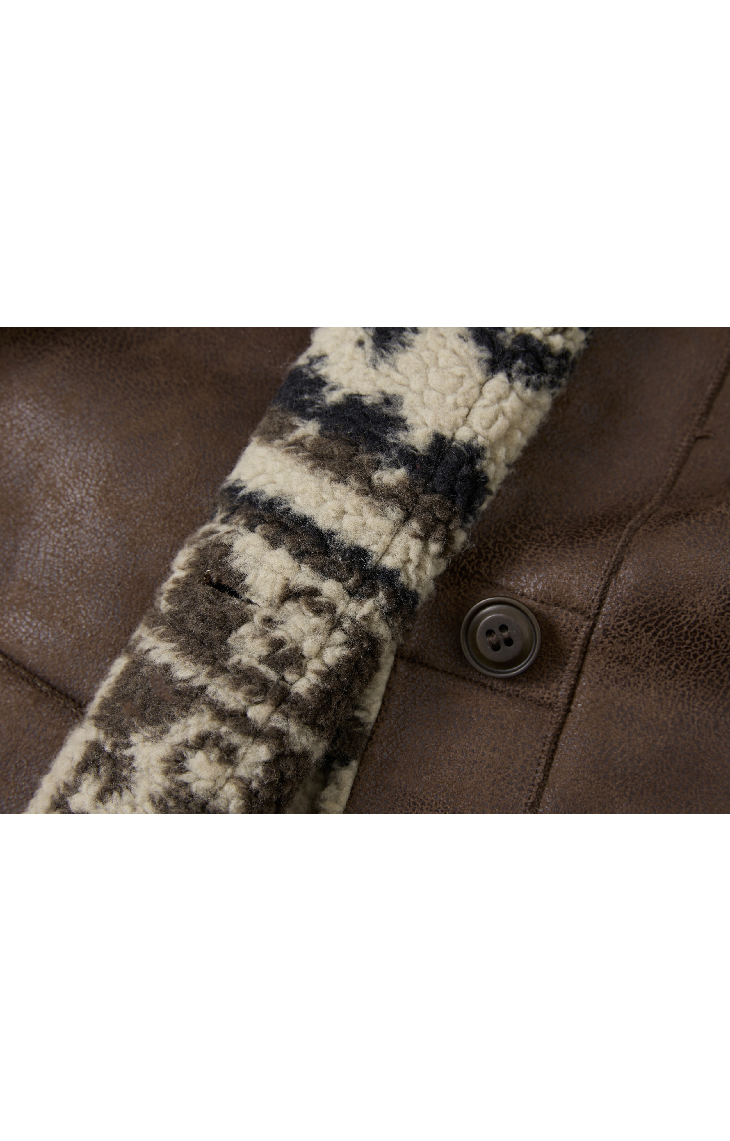 FAIR ISLE LEATHER JACKET&GLOVE / フェアアイルレザージャケット&手袋