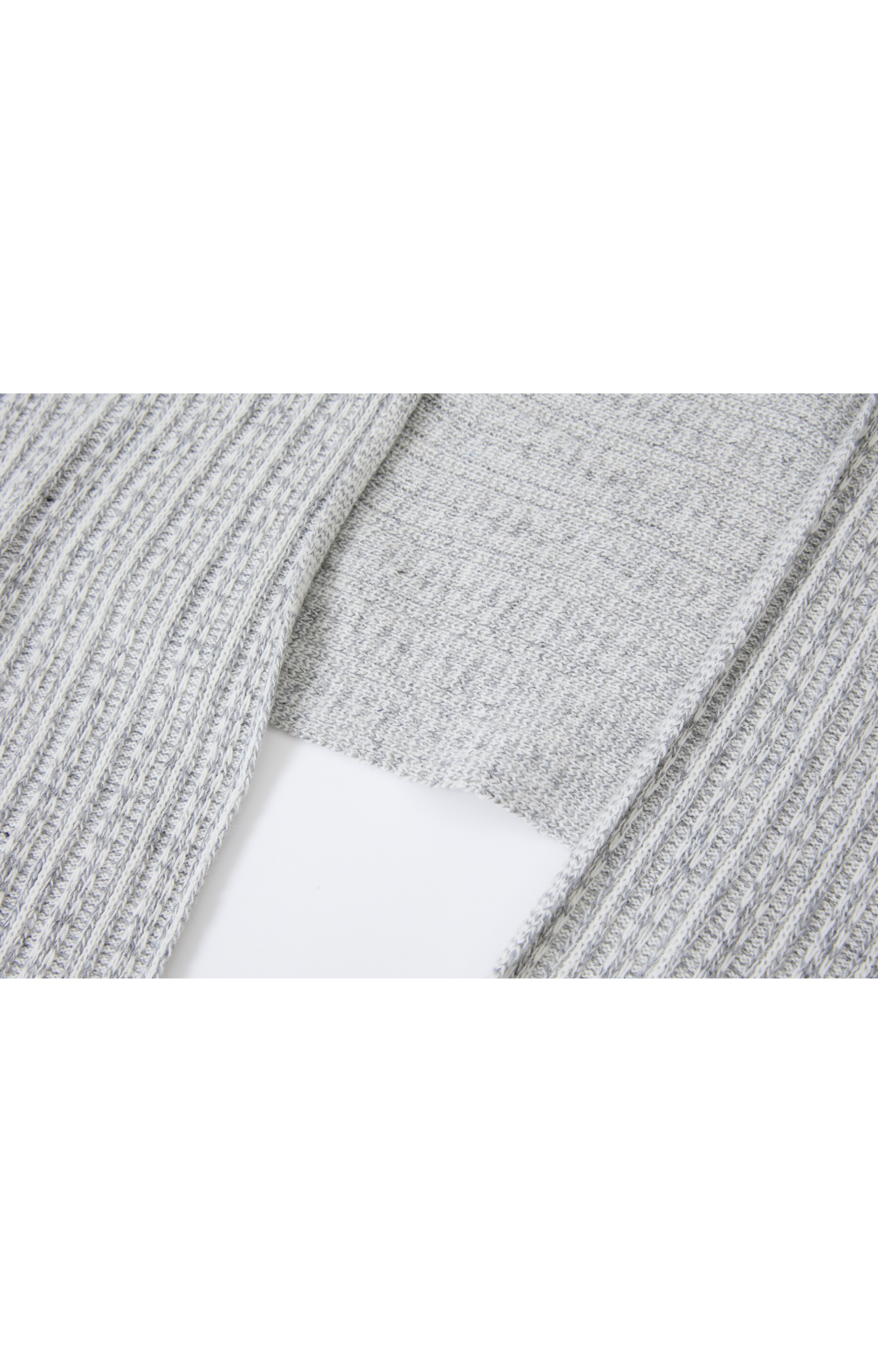 ASYMMETRIC TURTLE KNIT SCARF / アシンメトリータートルニットスカーフ