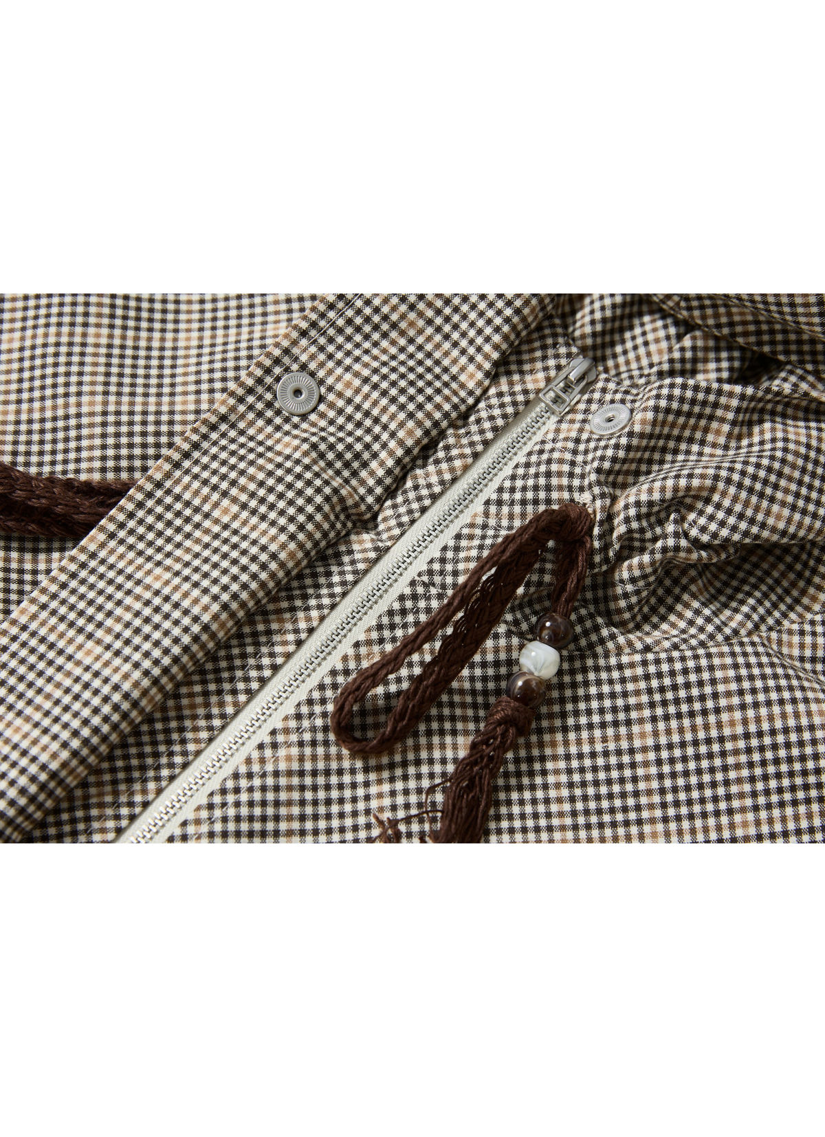 CLASSIC CHECK HOODED BLOUSON