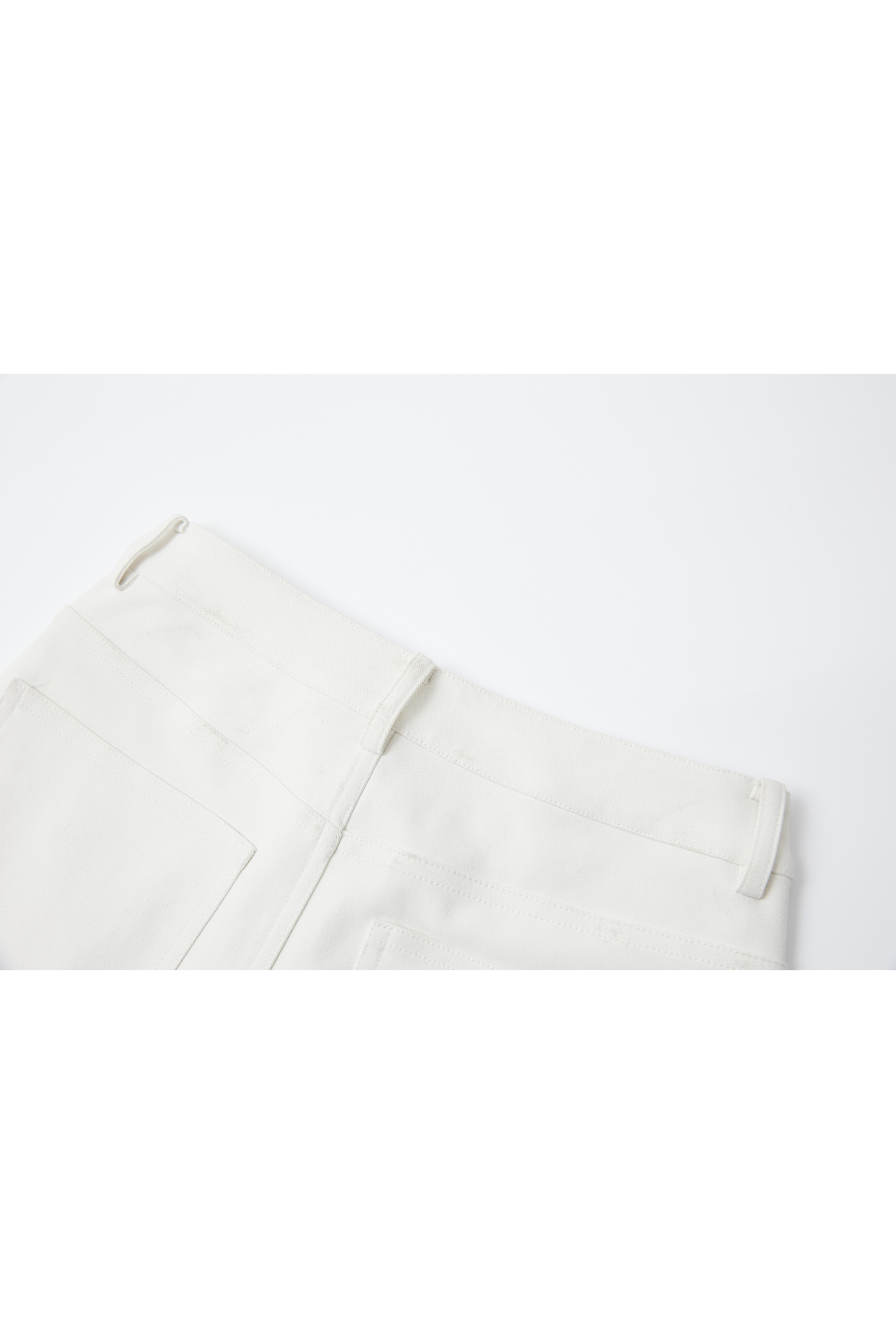 WHITE LOOSE SOFT PANTS