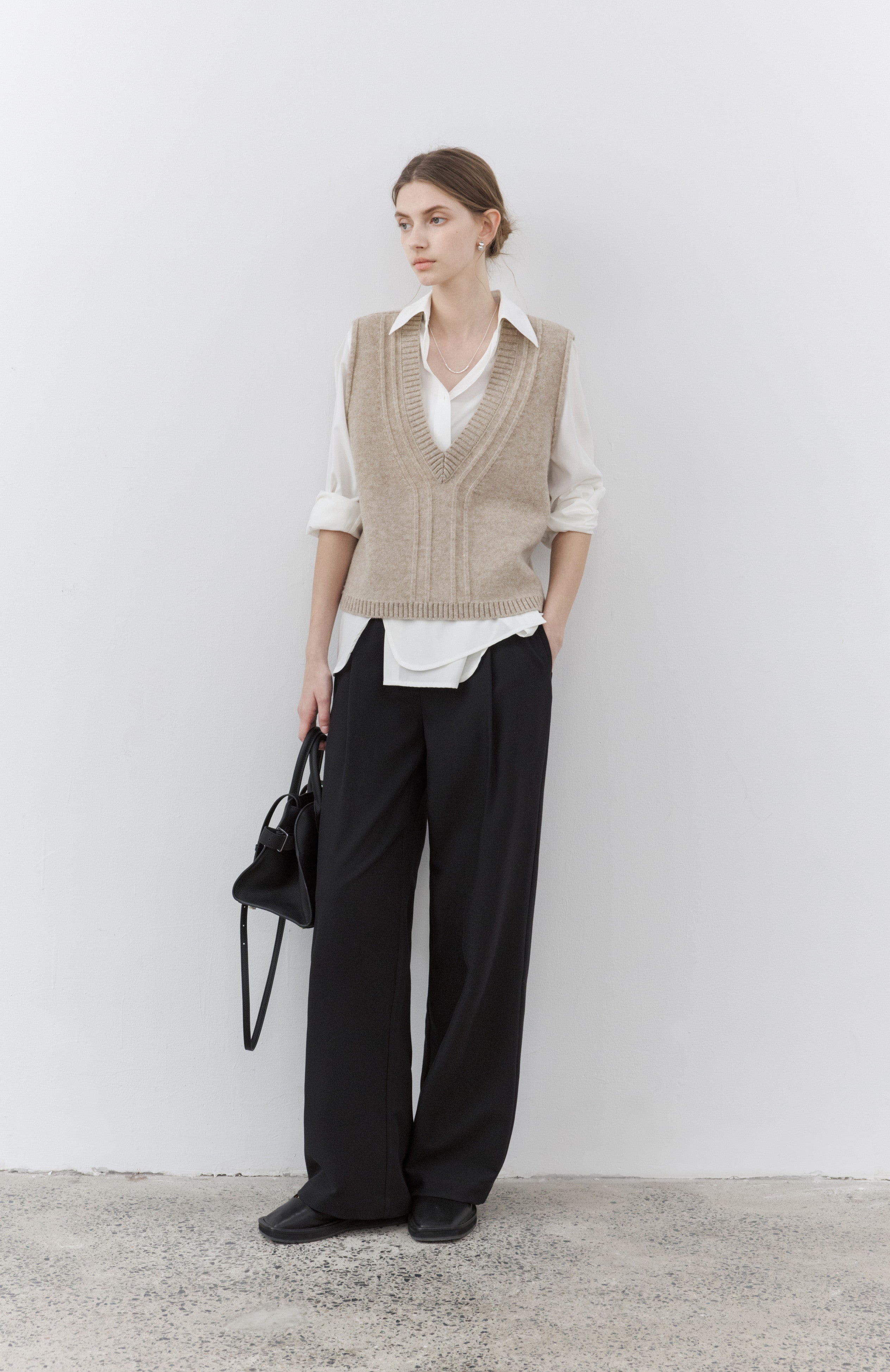 EDGE SILHOUETTE COLOR SHIRT