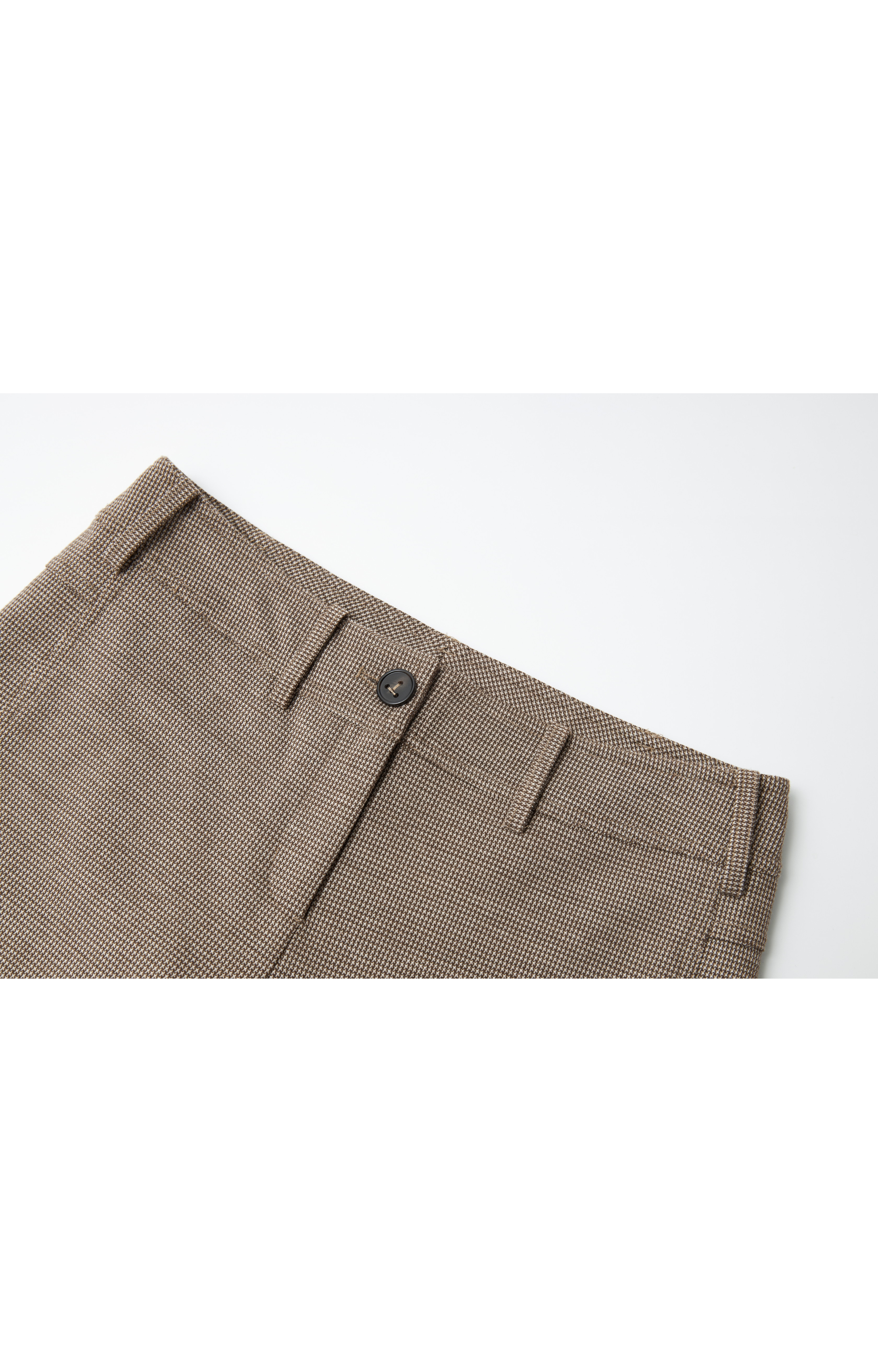 HOUNDSTOOTH FLARE PANTS / Houndstooth pattern flare pants