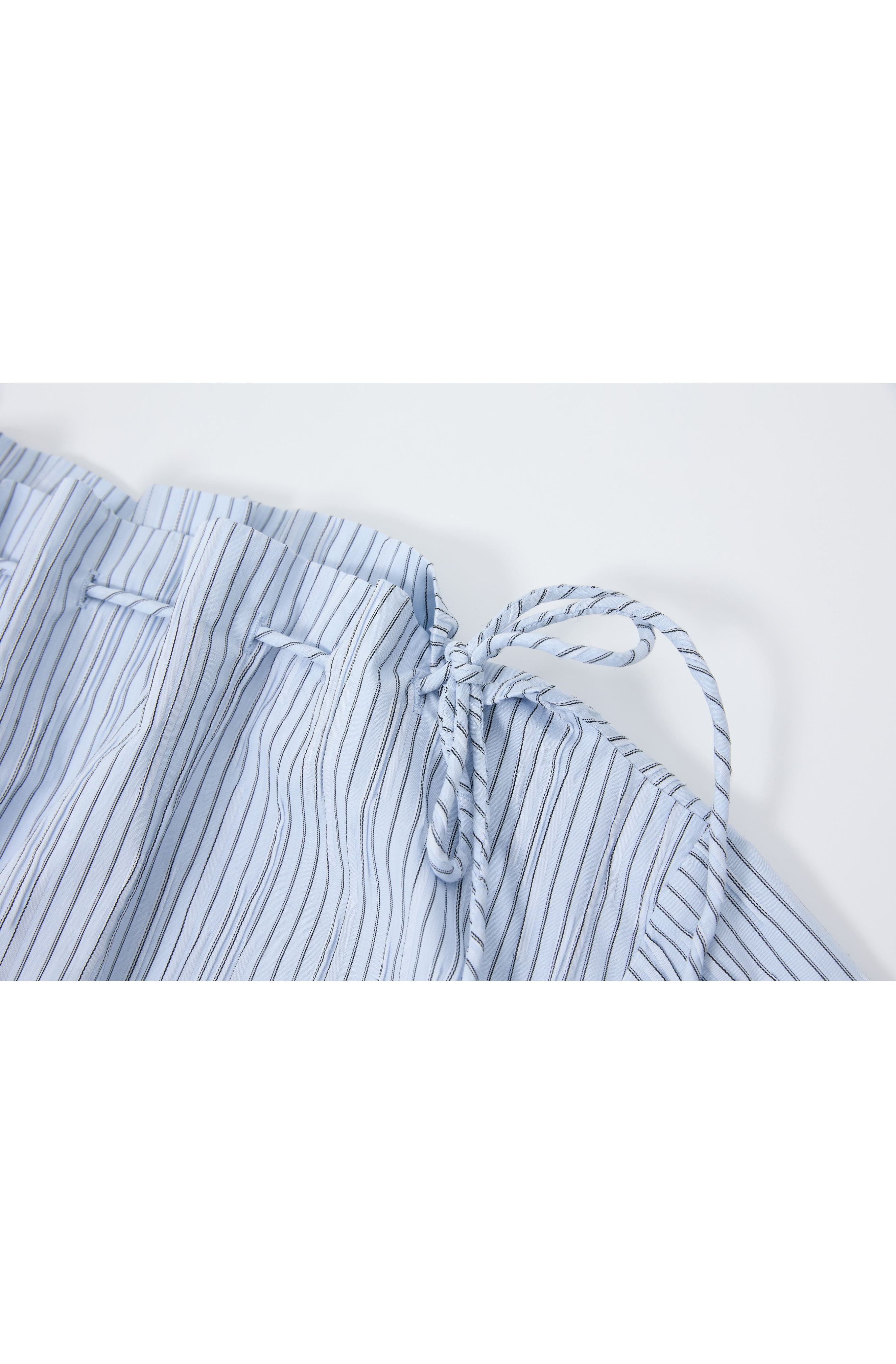 STRING POUCH STRIPE SHIRT / ストリングポーチストライプシャツ