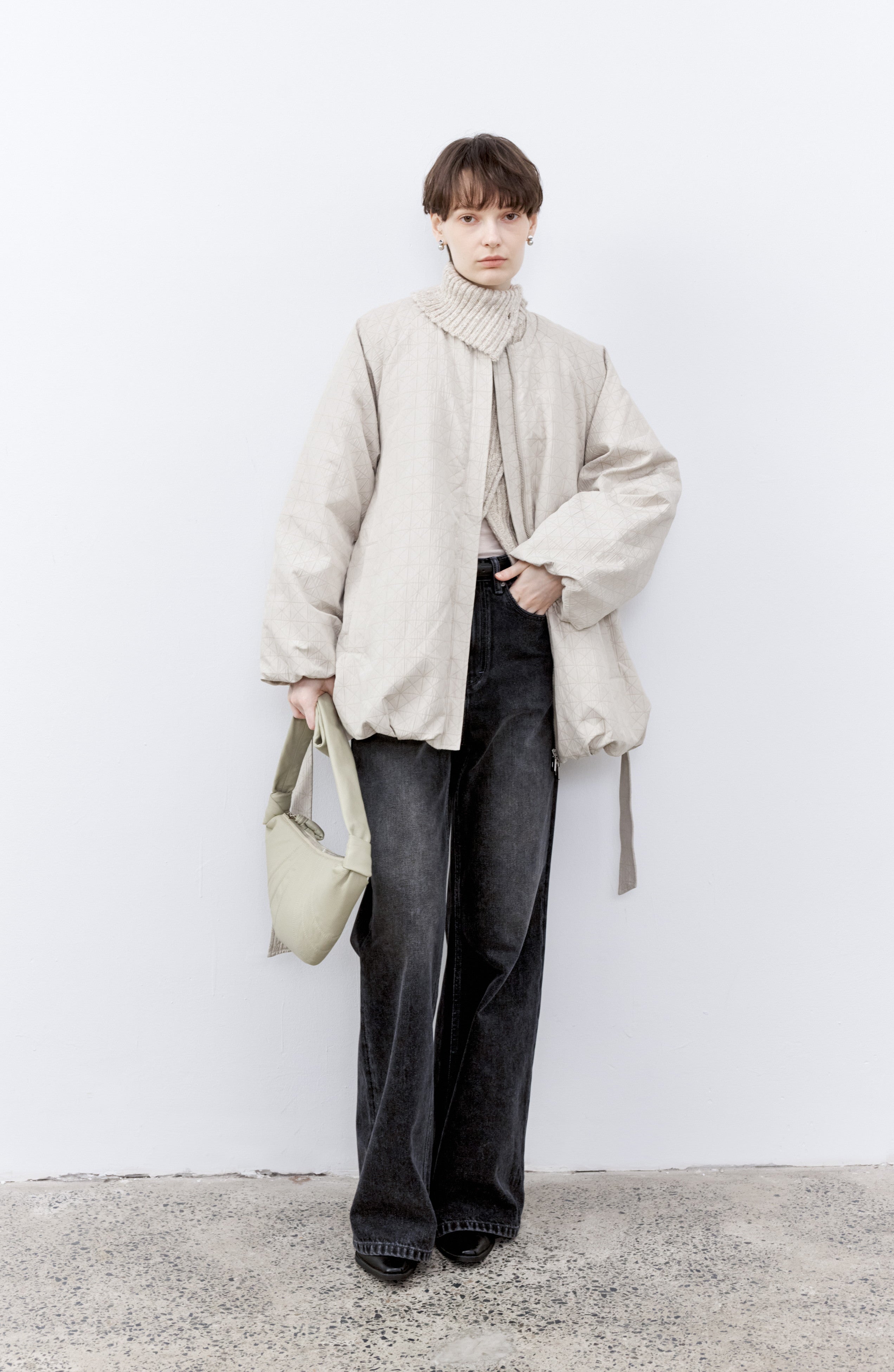 DIAMOND CUT SCARF DOWN / ダイヤモンドカットスカーフダウン