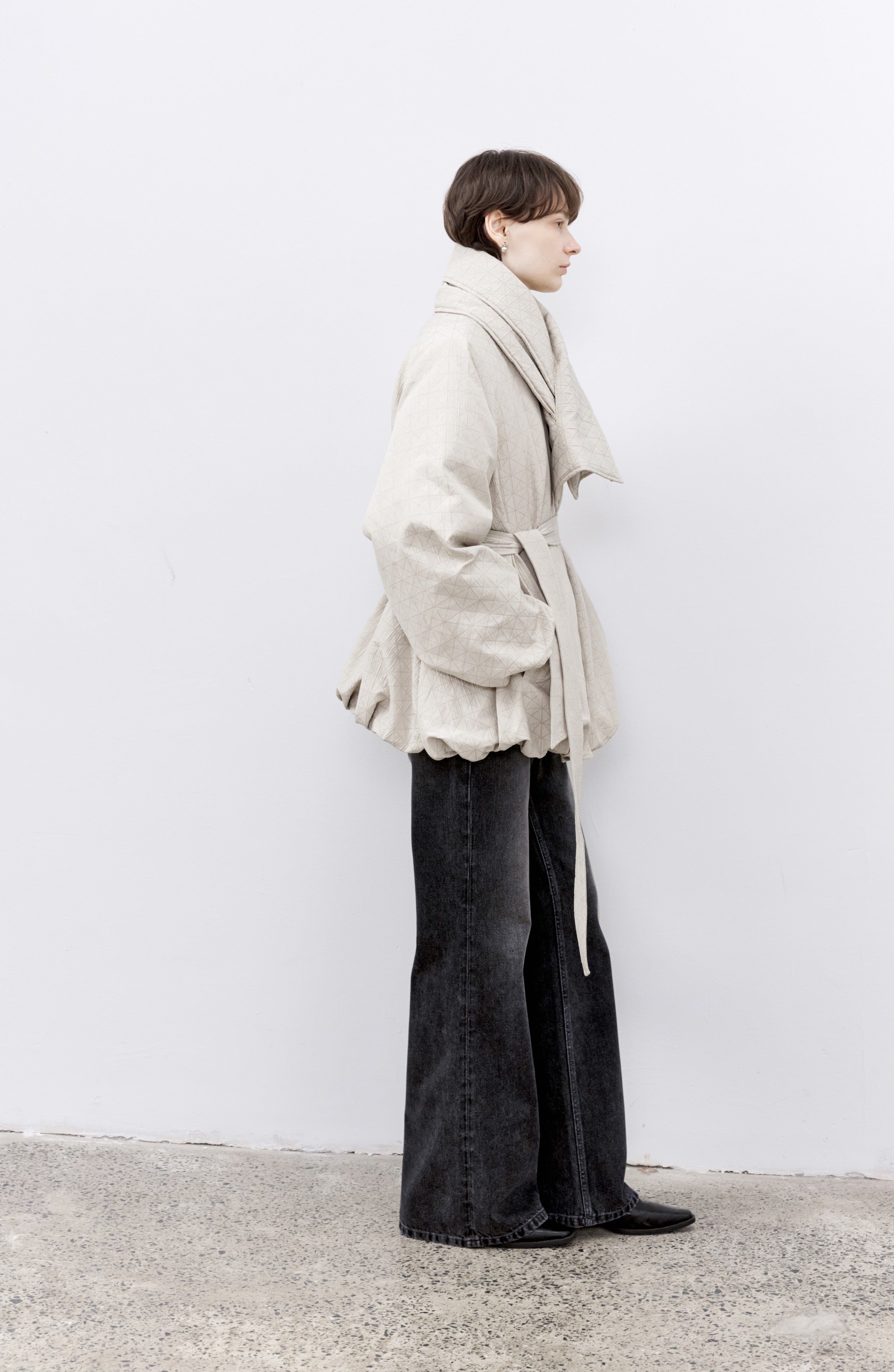 DIAMOND CUT SCARF DOWN / ダイヤモンドカットスカーフダウン