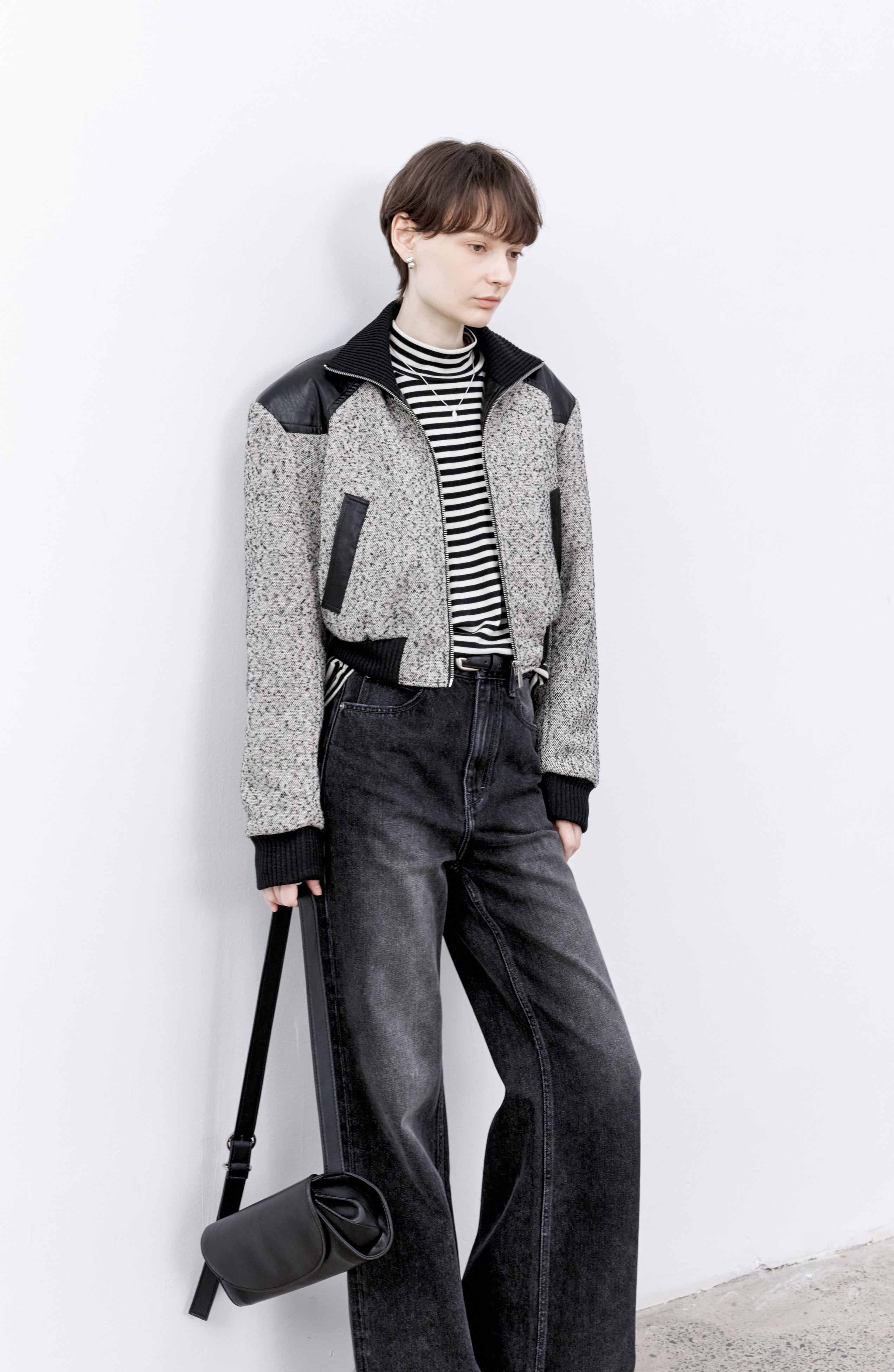 WASHED GRAY BLACK JEANS / ウォッシュドグレーブラックジーンズ