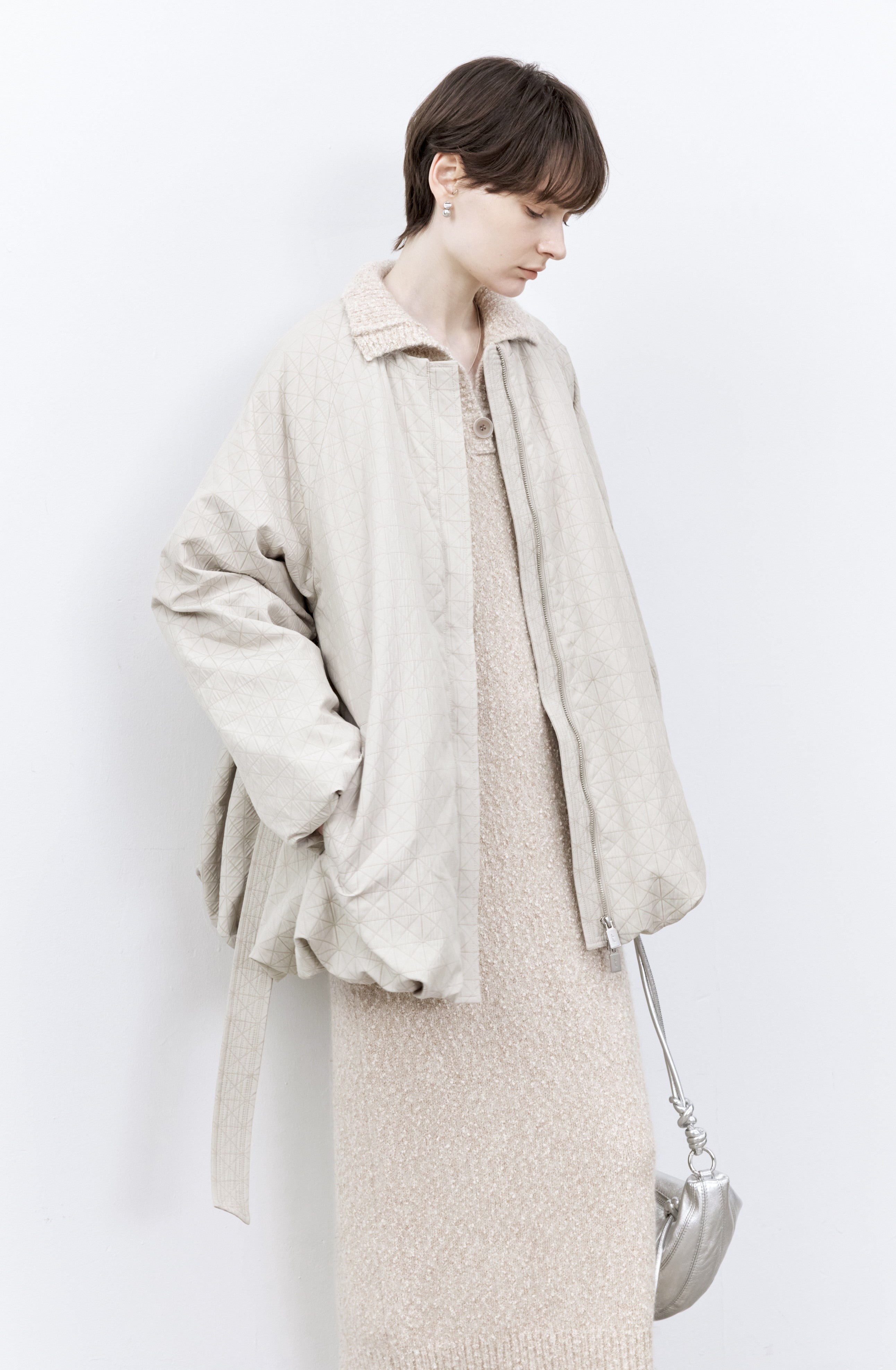 DIAMOND CUT SCARF DOWN / ダイヤモンドカットスカーフダウン