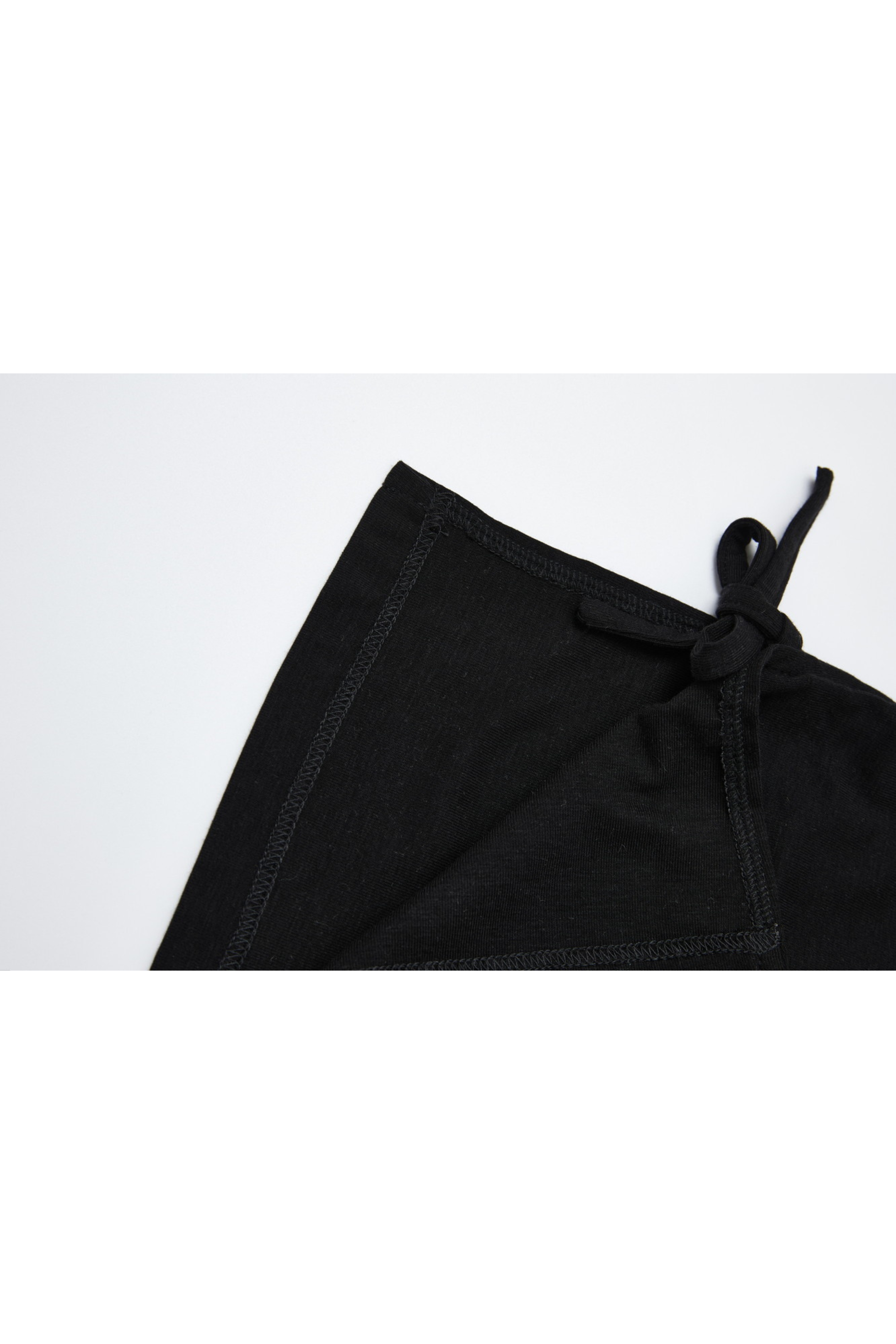 DRAWSTRING DRAPE T-SHIRT / ドローストリングドレープTシャツ