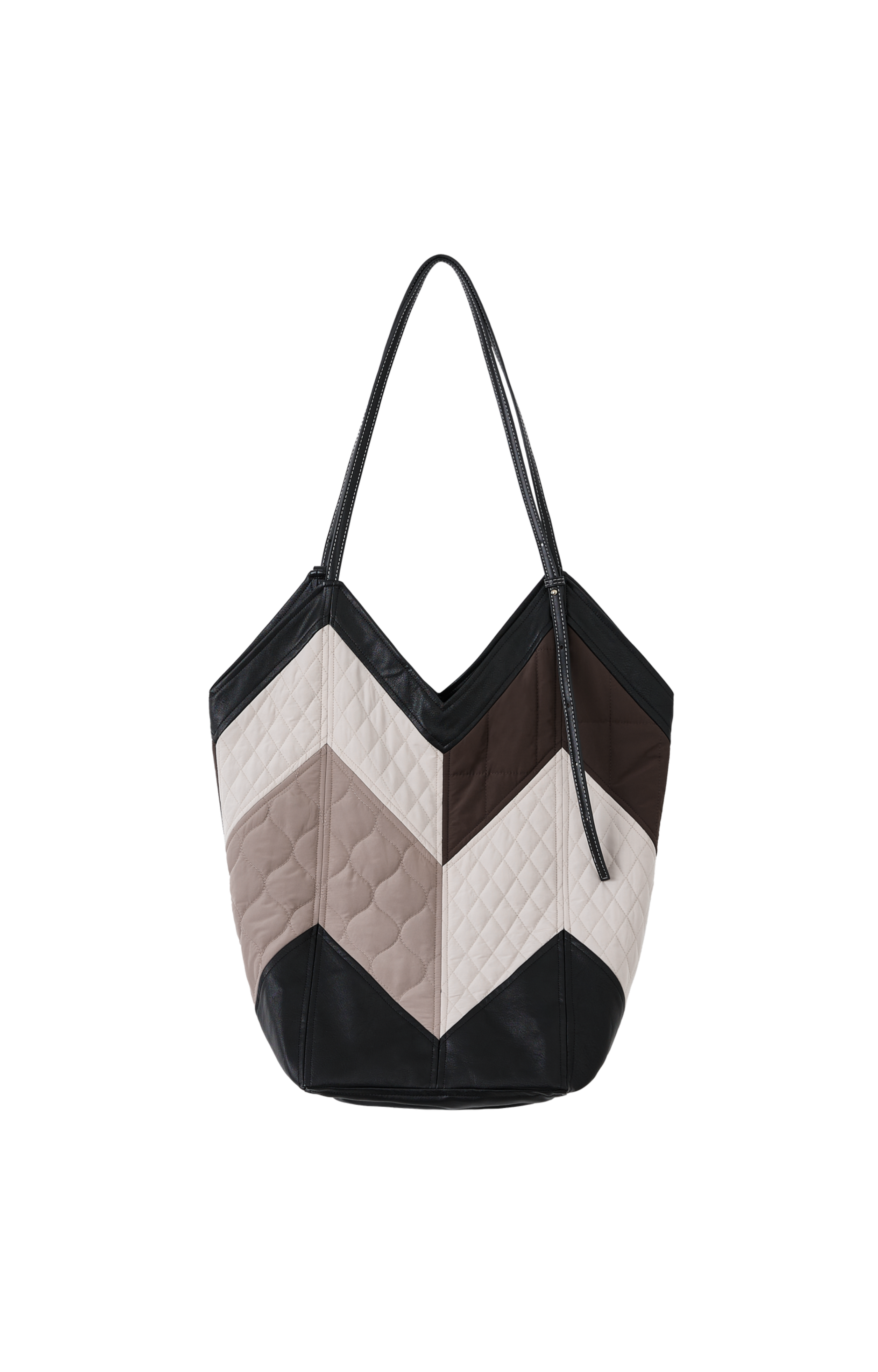 PATCHWORK COLOR QUILTED BAG