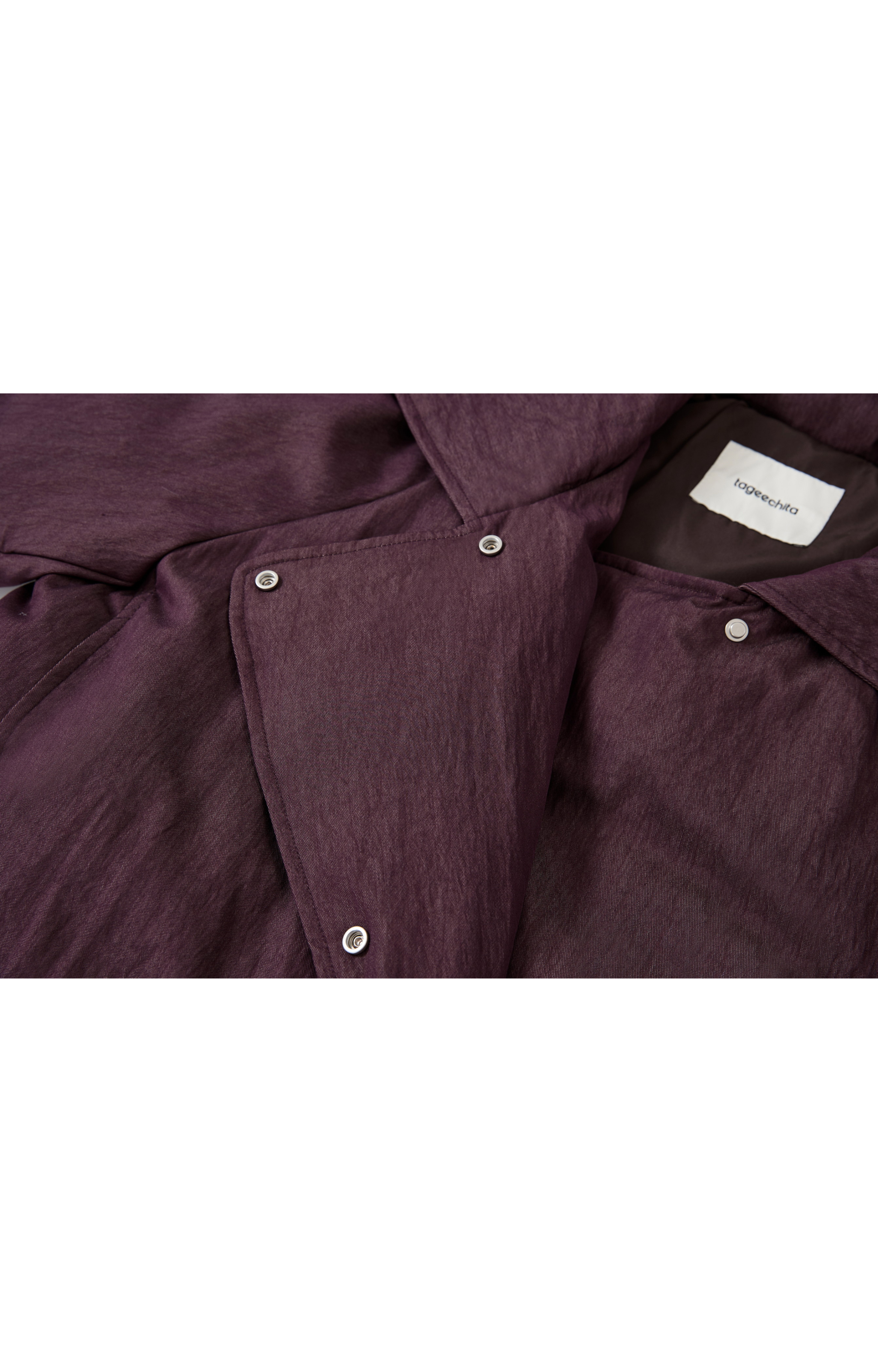 EDGE COLOR LAPEL DOWN