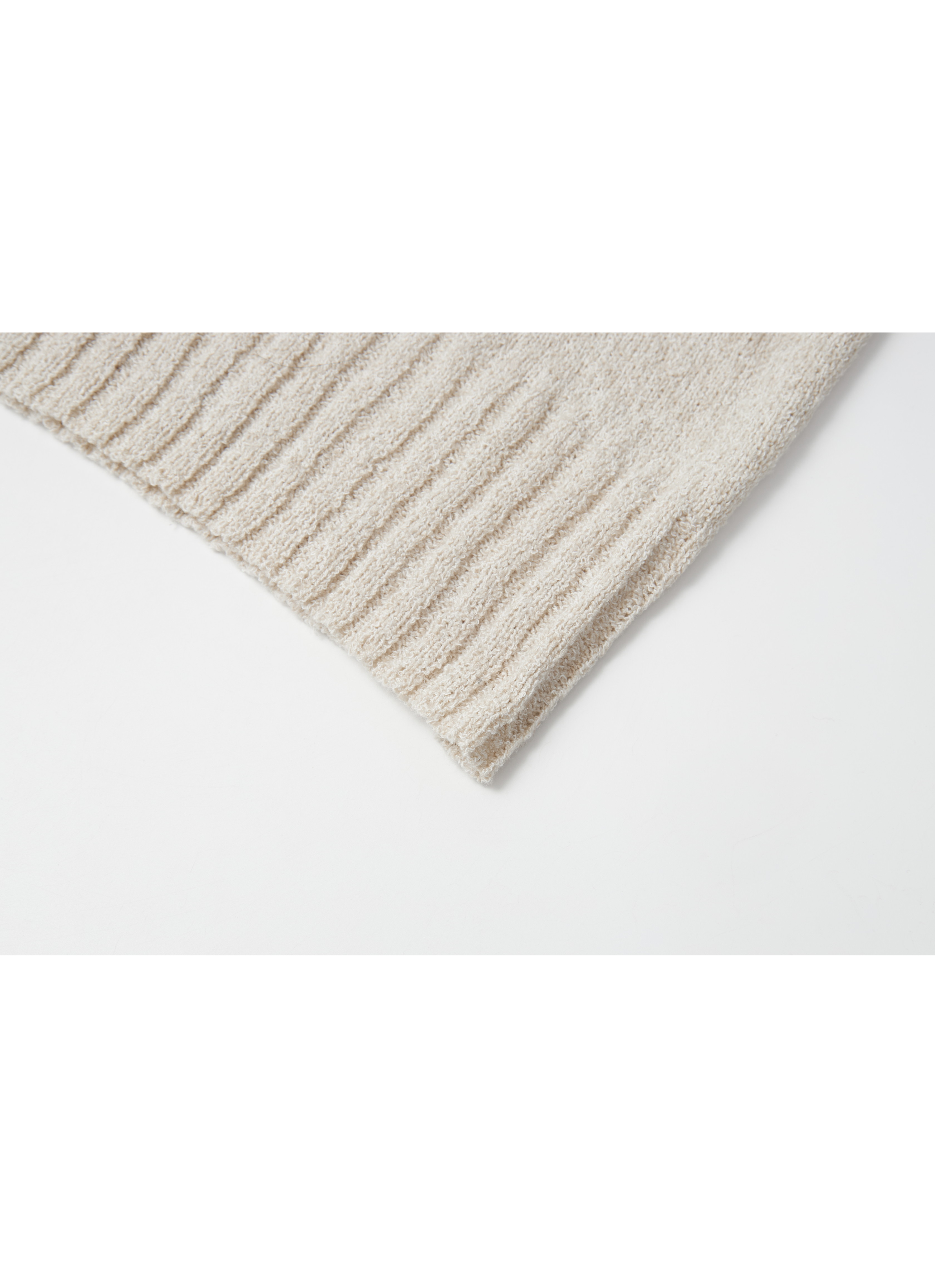 ROLL HEM KNIT VEST / ロールヘムニットベスト