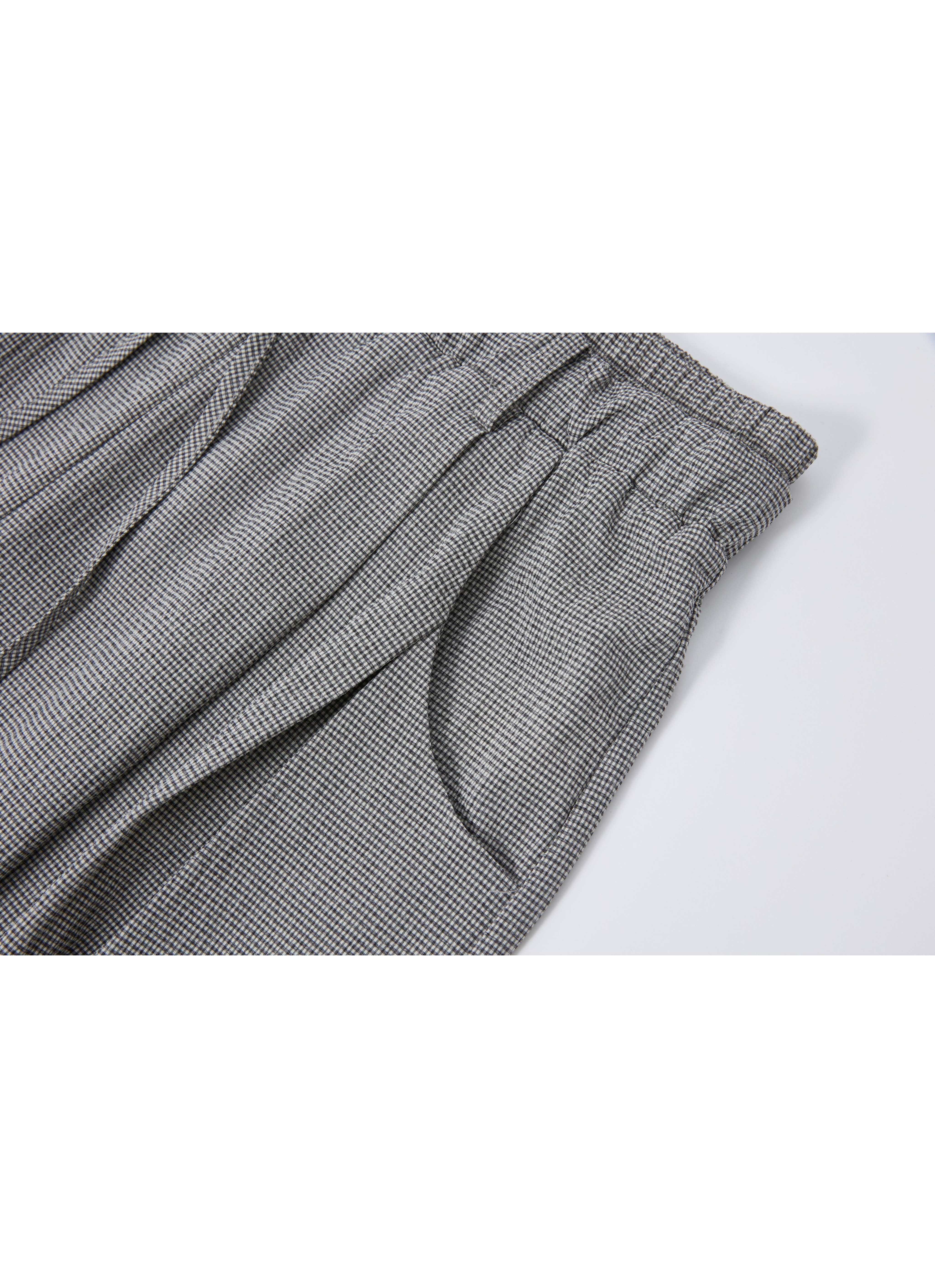 SEERSUCKER WIDE PANTS