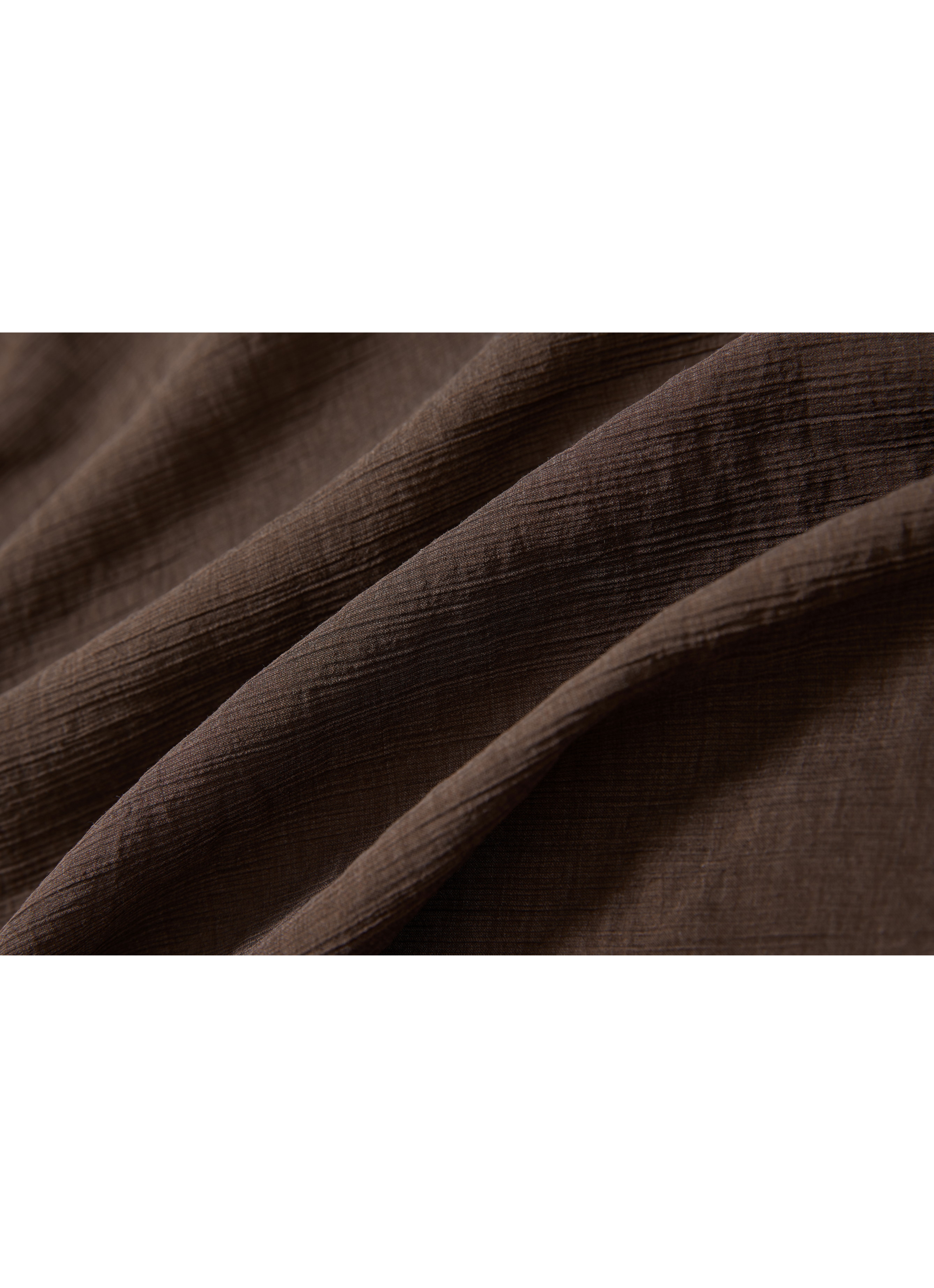 BALLOON SLEEVE DRAPE SHIRT