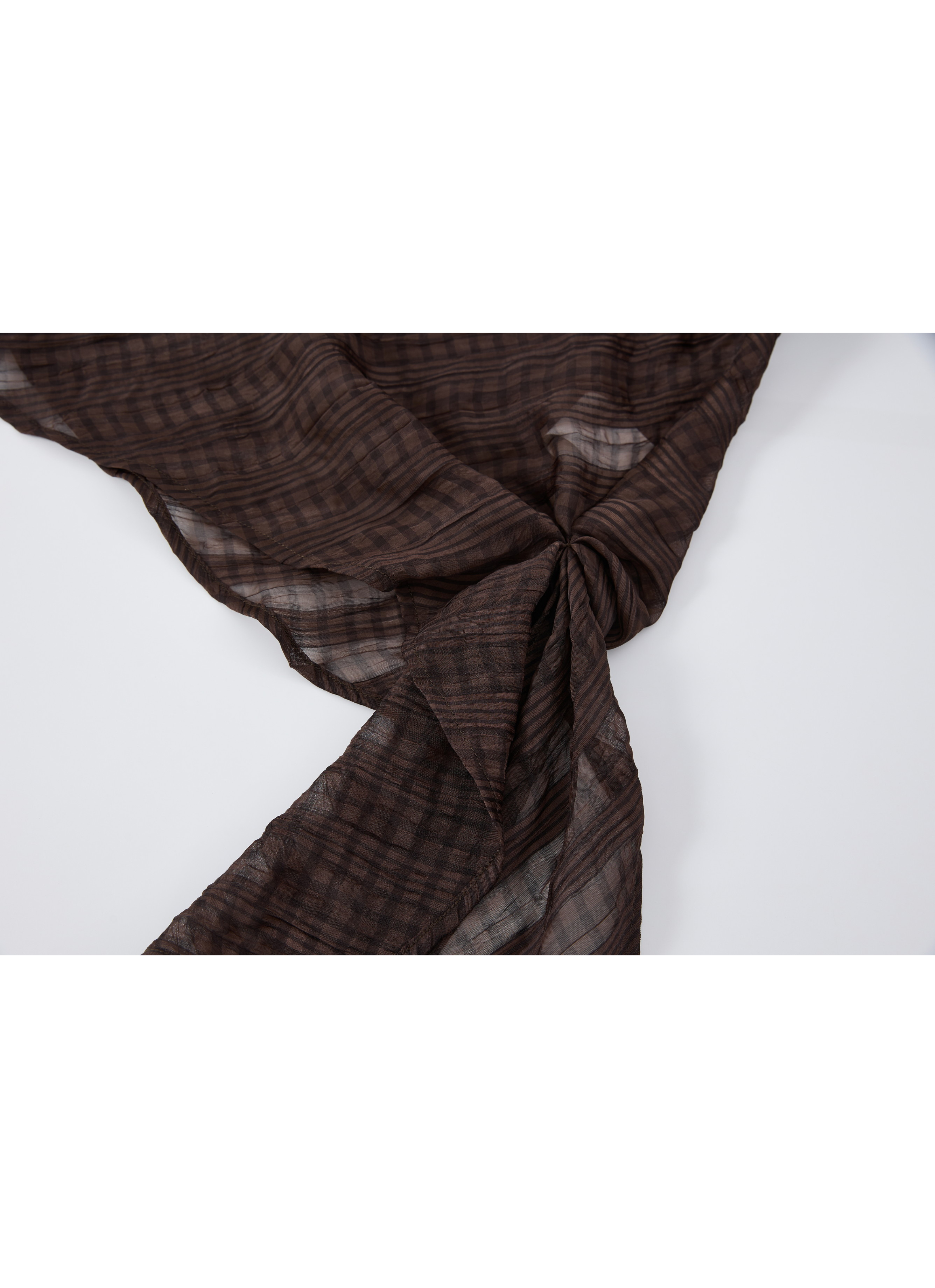 SIDE EDGE CHECK BLOUSE