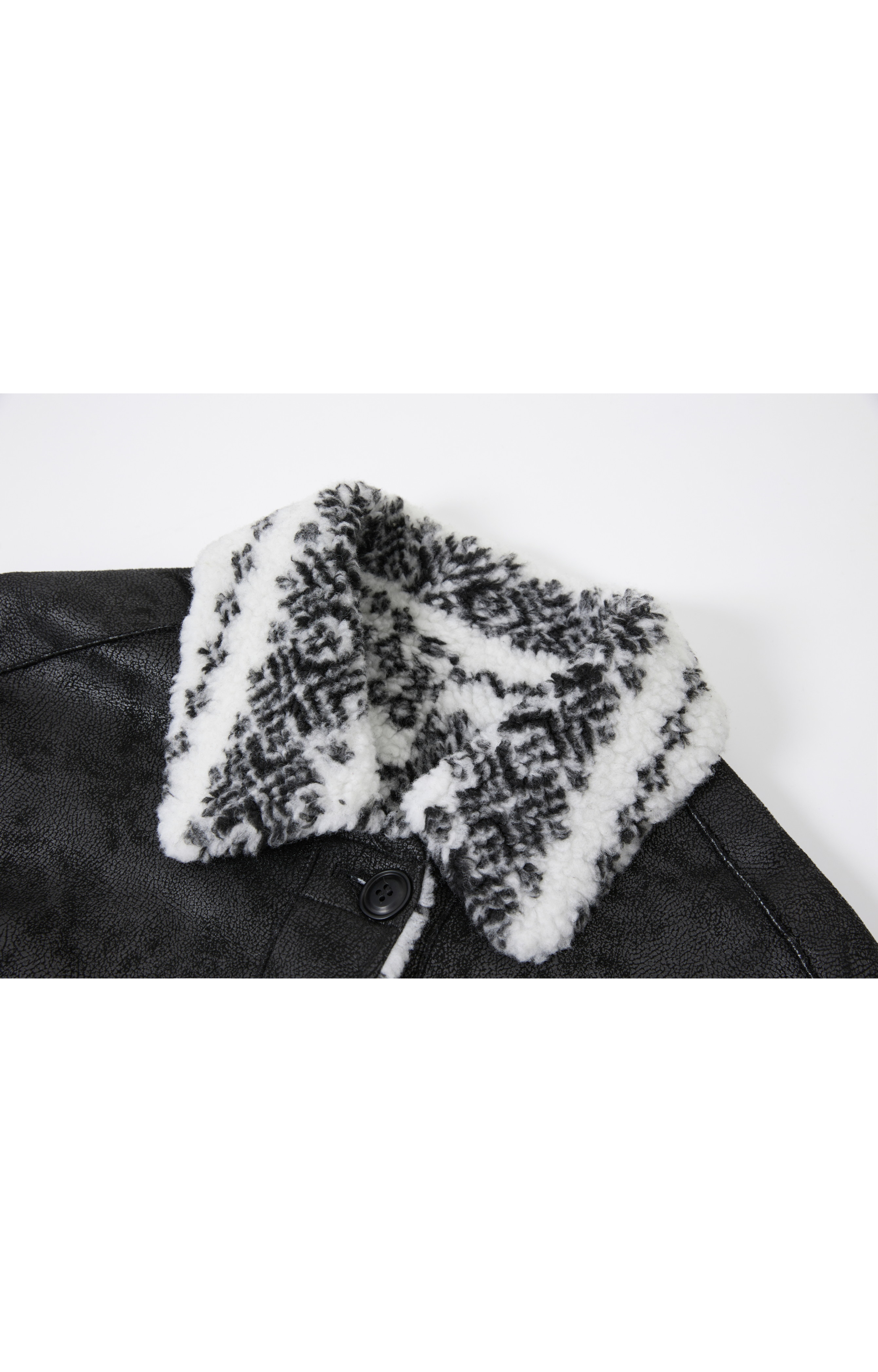 FAIR ISLE LEATHER JACKET&GLOVE / フェアアイルレザージャケット&手袋