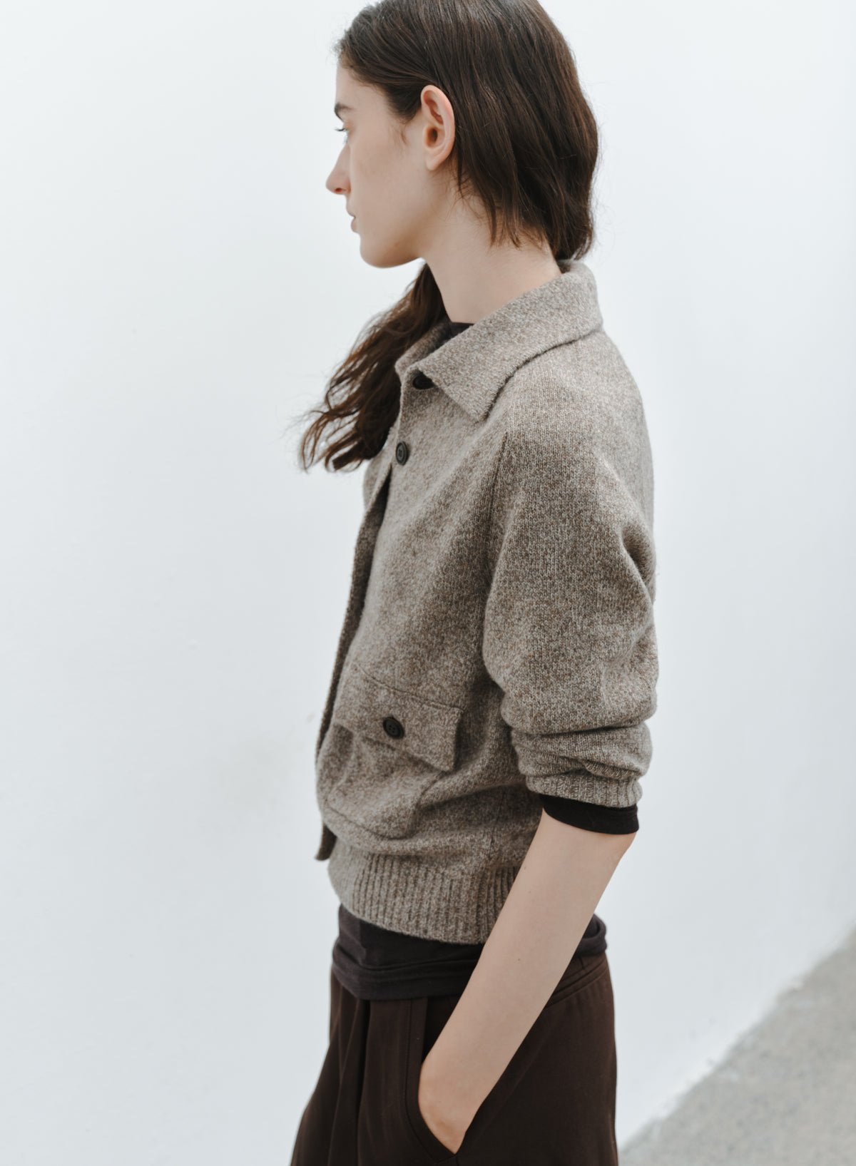 WARM TONE KNIT CARDIGAN