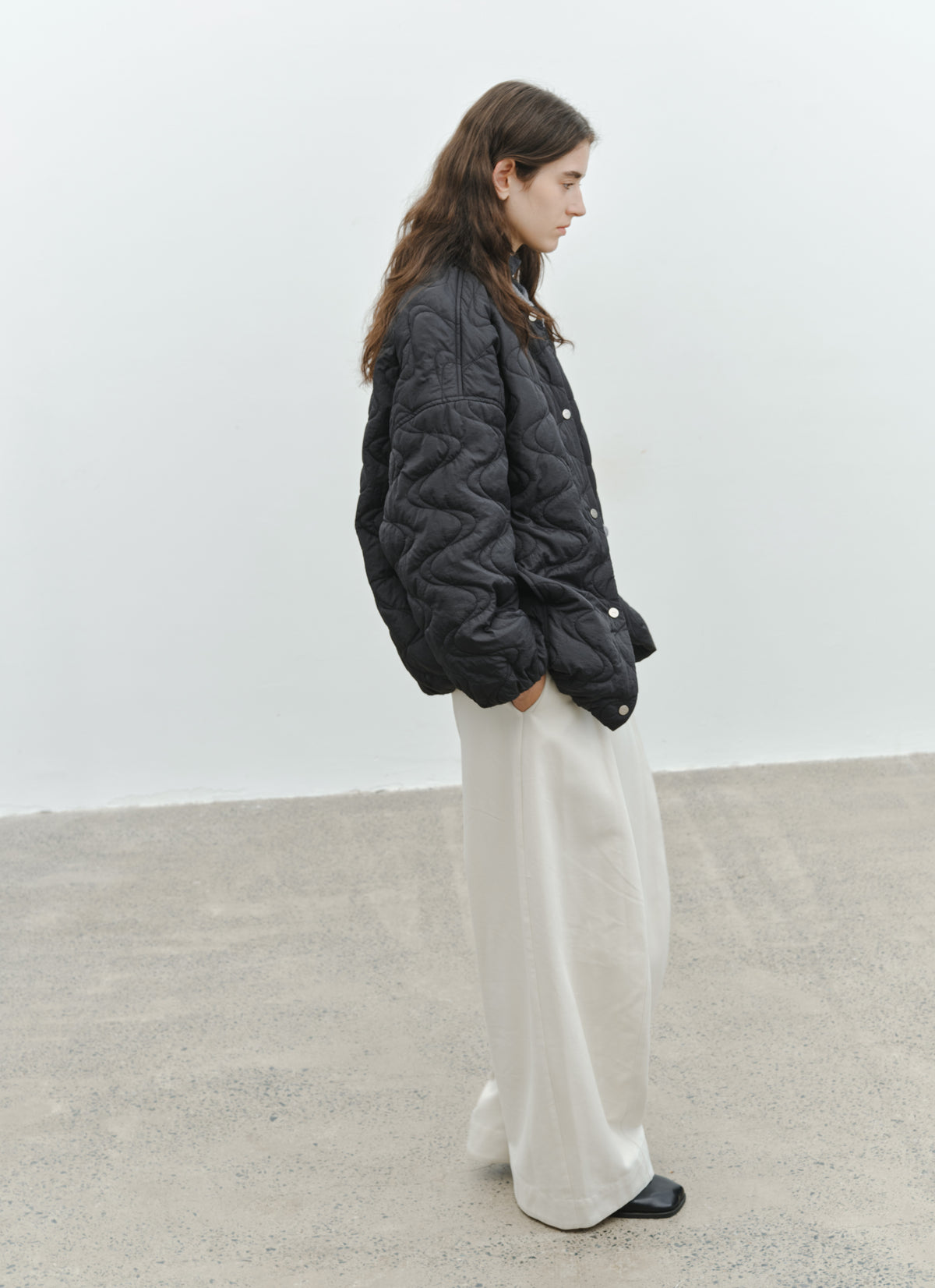 WATER WAVE QUILTING BLOUSON