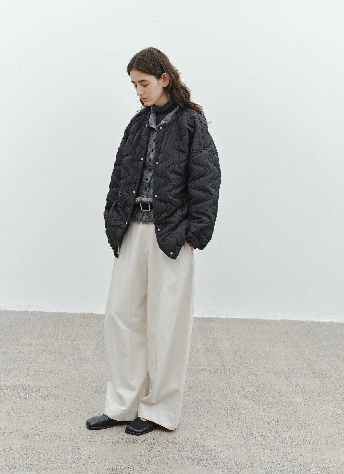 WATER WAVE QUILTING BLOUSON
