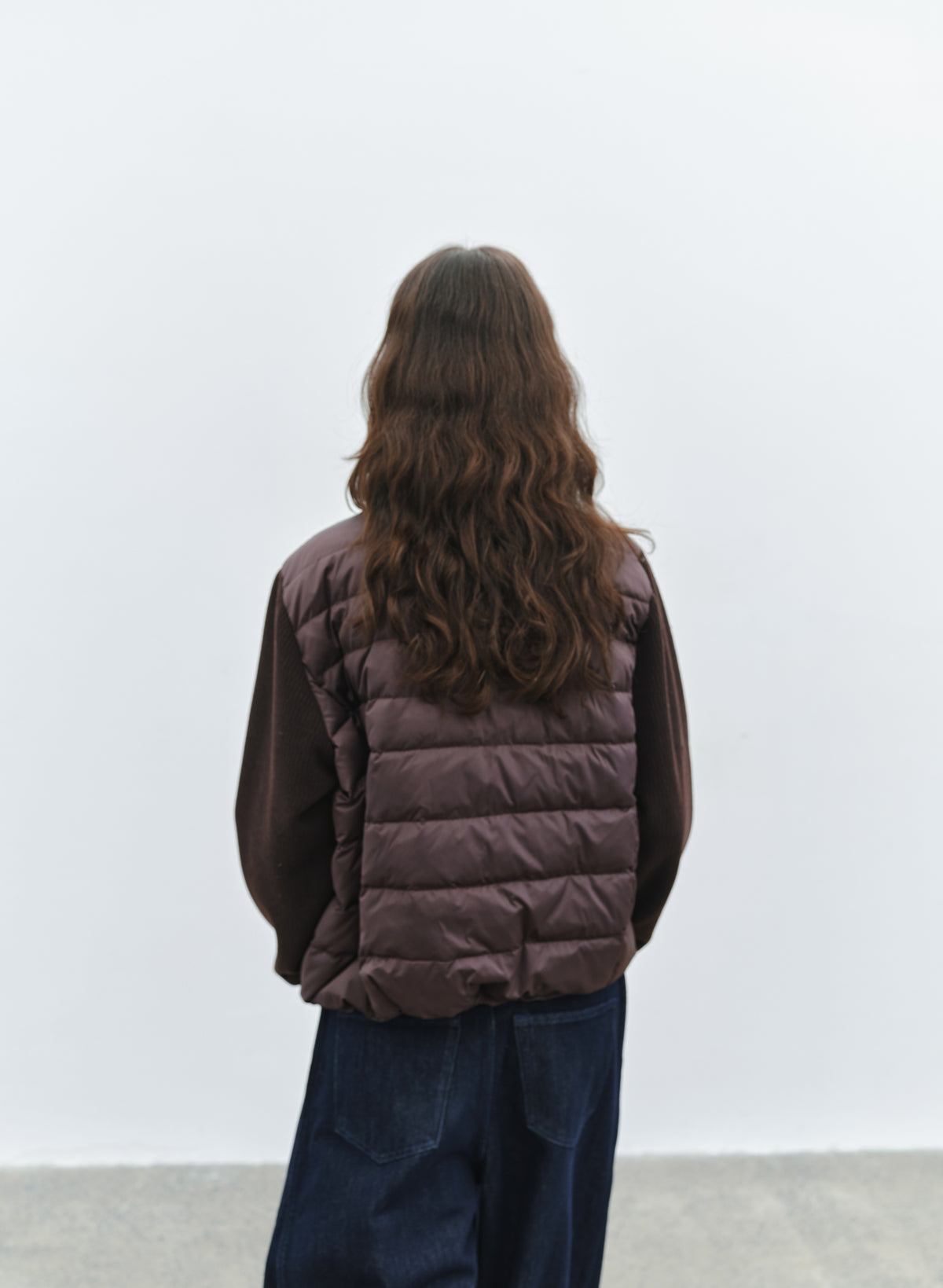 KNIT DOCKING DOWN JACKET