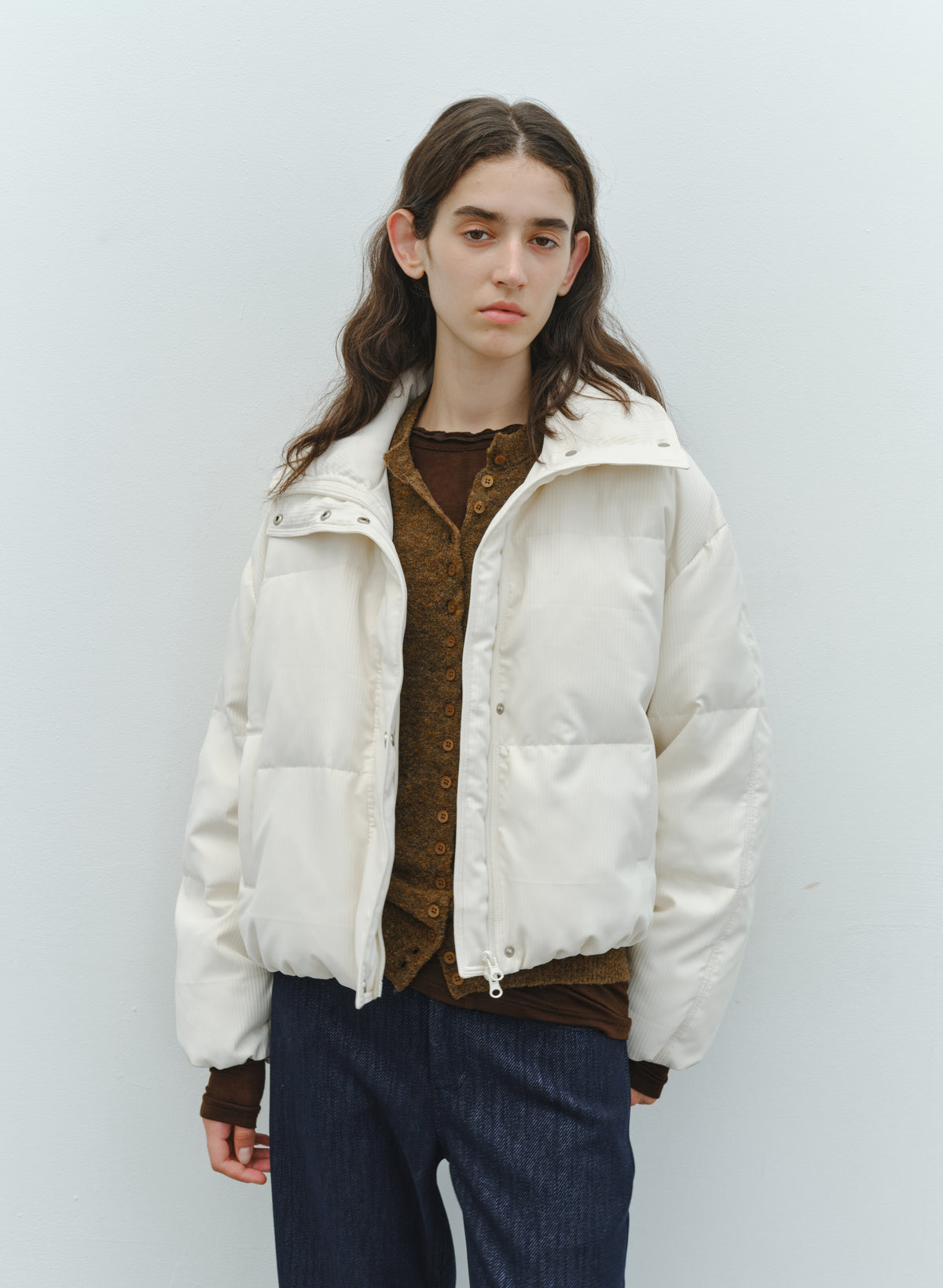STAND COLLAR SHORT DOWN