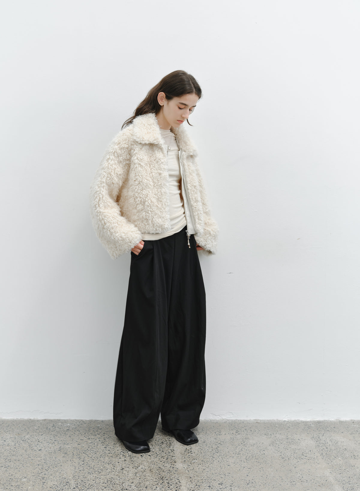 ZIP FUR SHORT JACKET