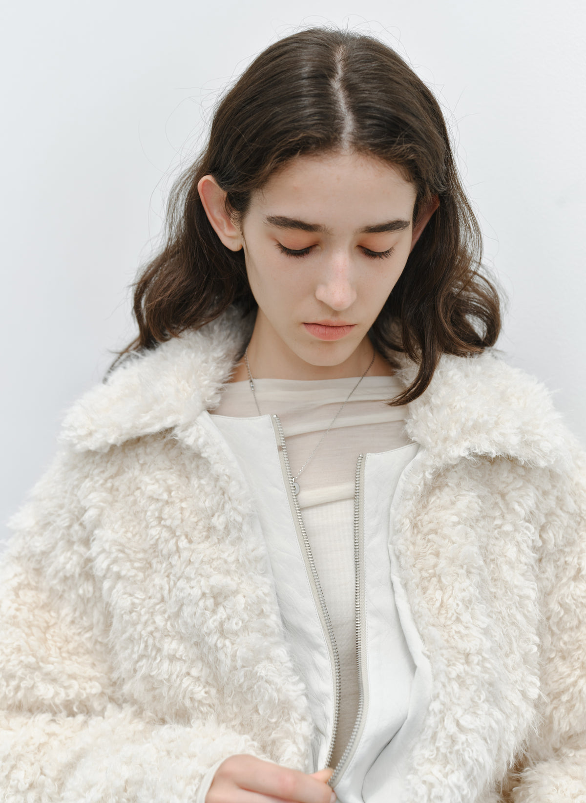 ZIP FUR SHORT JACKET