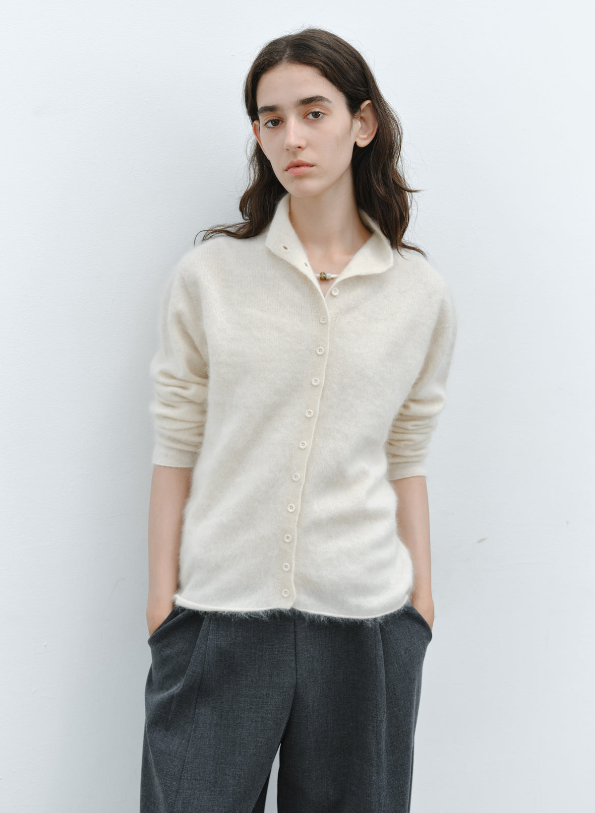 MULTI BUTTON WOOL CARDIGAN