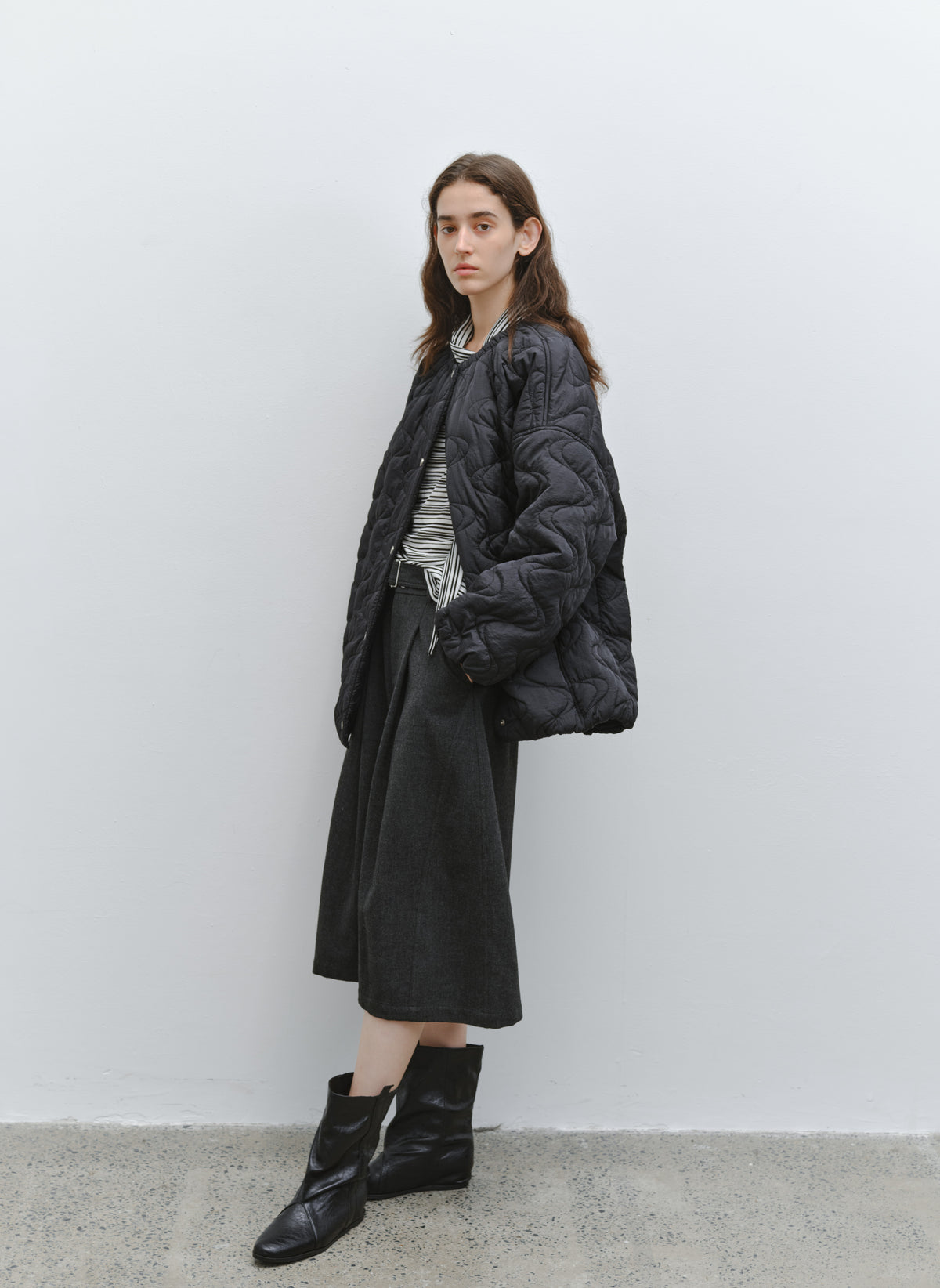 WATER WAVE QUILTING BLOUSON