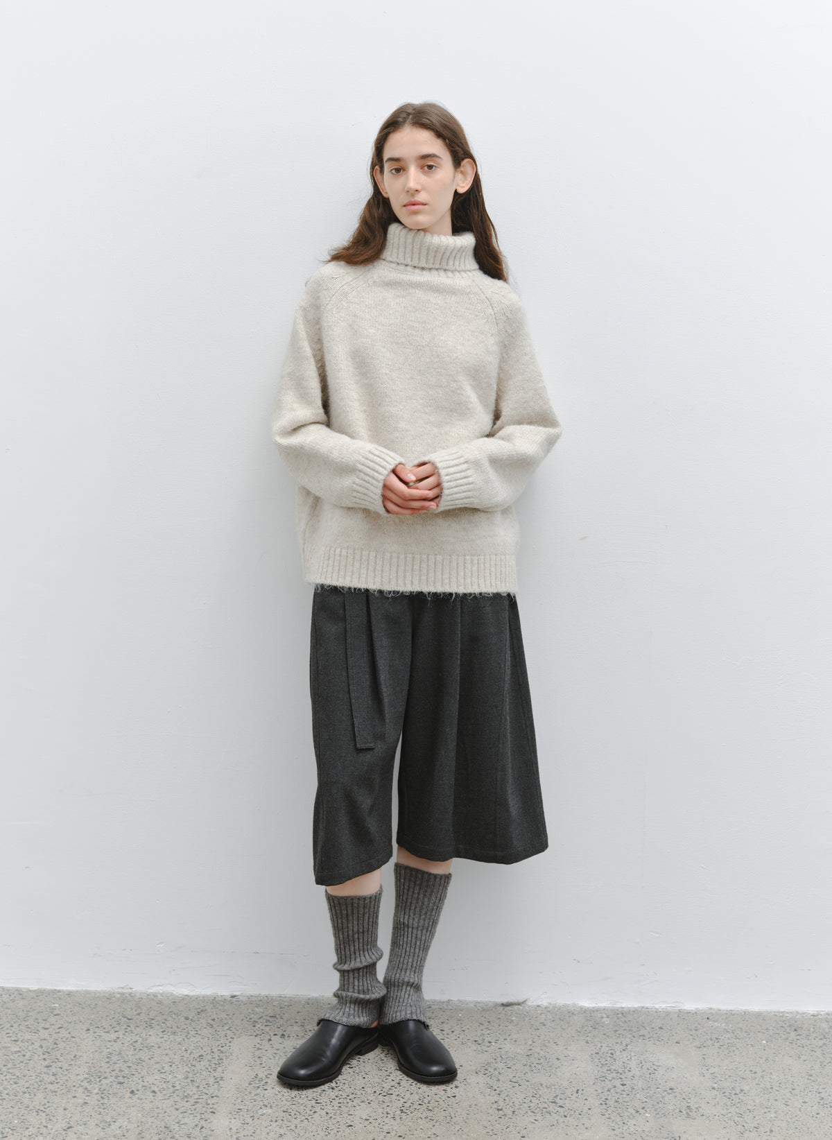 CHUNKY KNIT TURTLE SWEATER