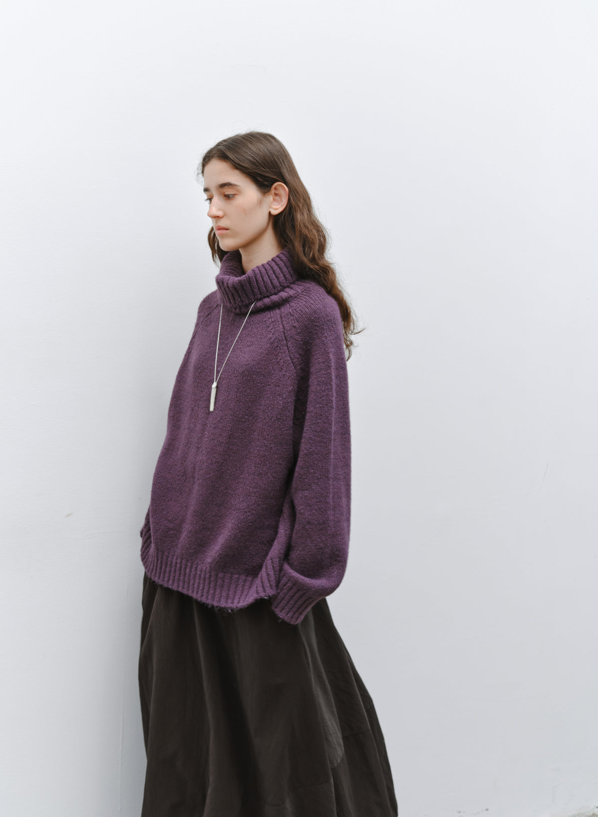CHUNKY KNIT TURTLE SWEATER