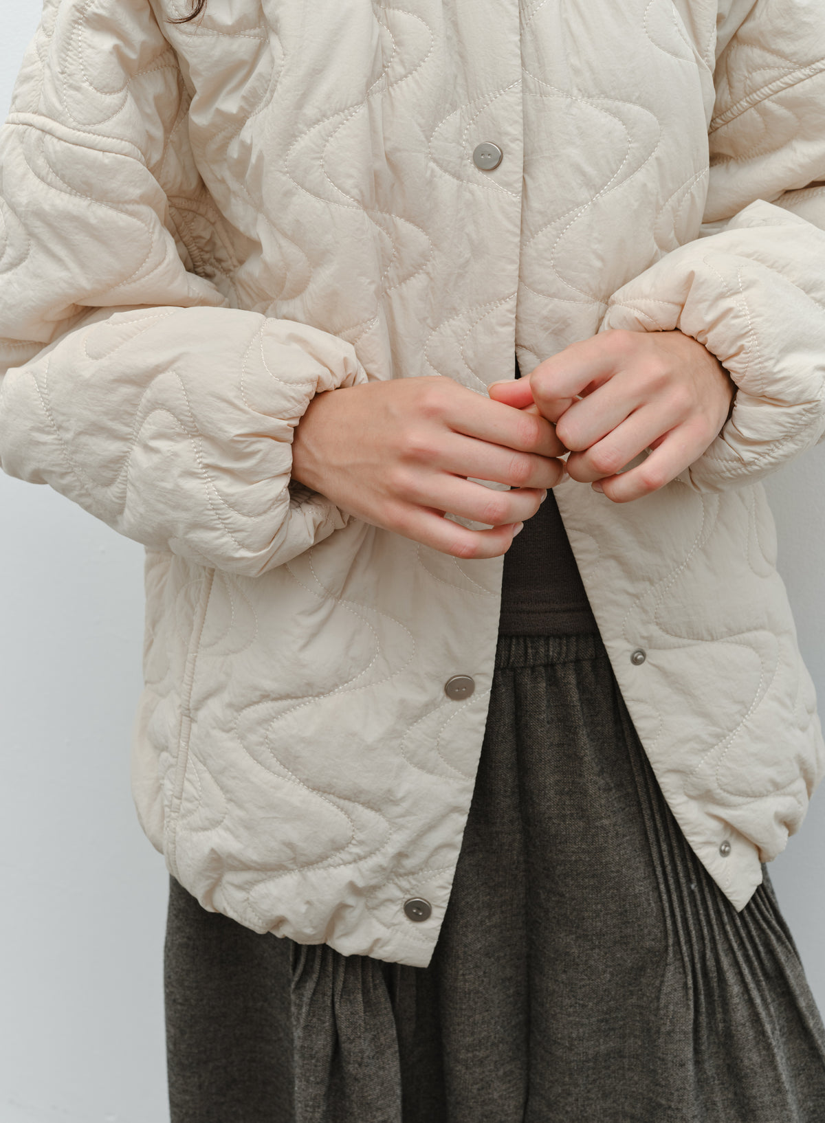 WATER WAVE QUILTING BLOUSON