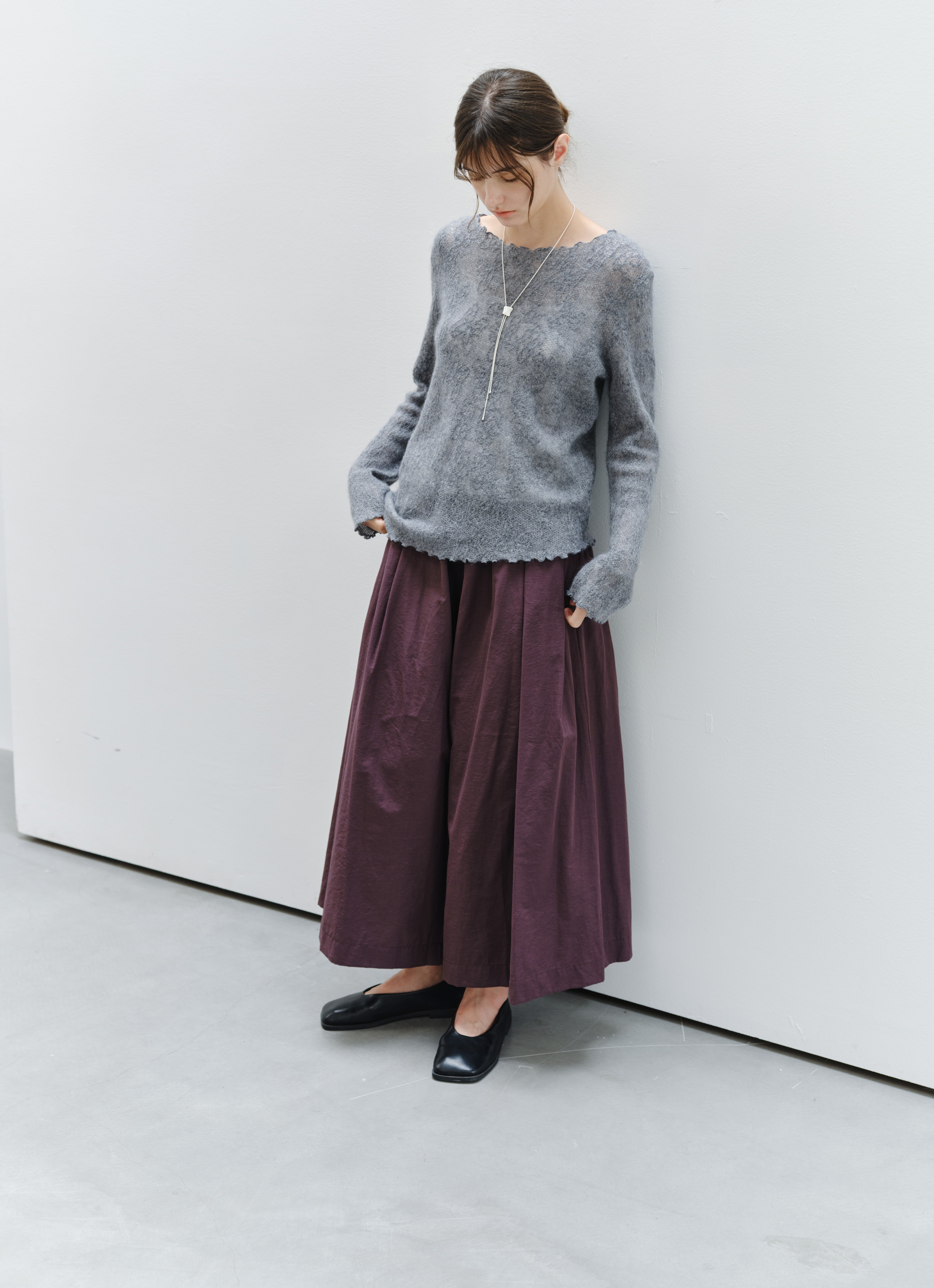 MATTE TEXTURE WIDE CULOTTES