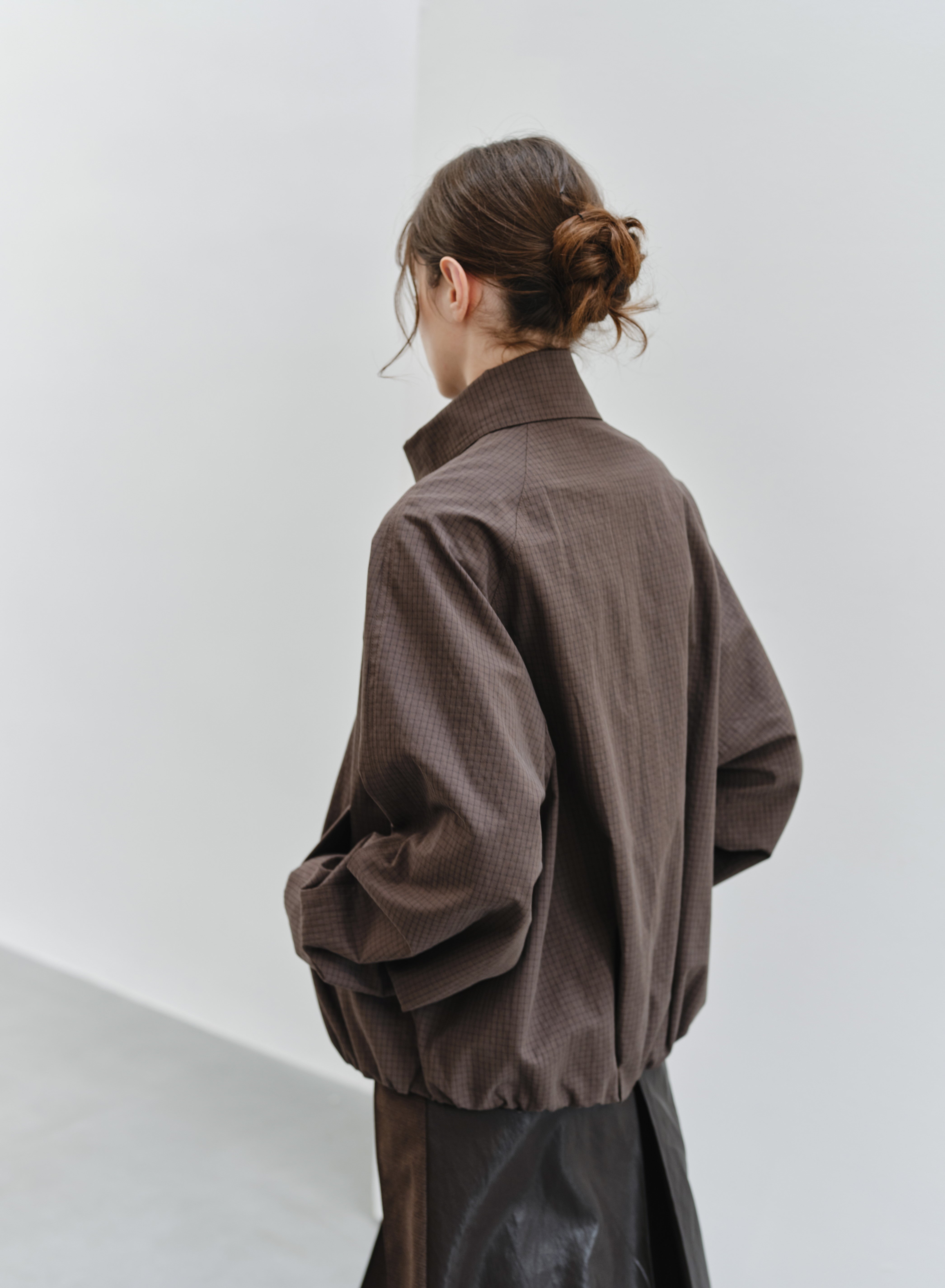 WRAP LAPEL SHORT TRENCH