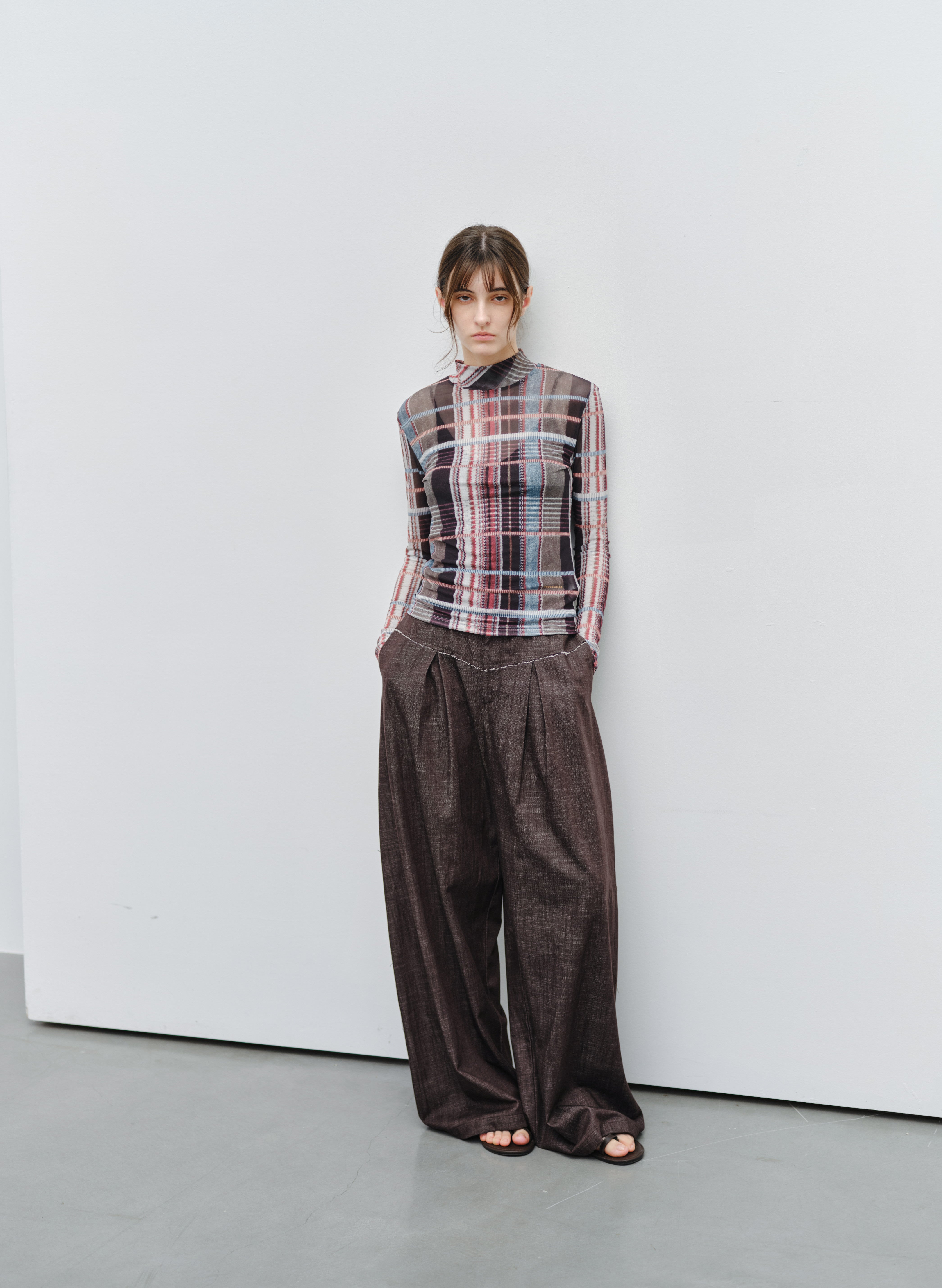 DAMAGE LINE WIDE PANTS