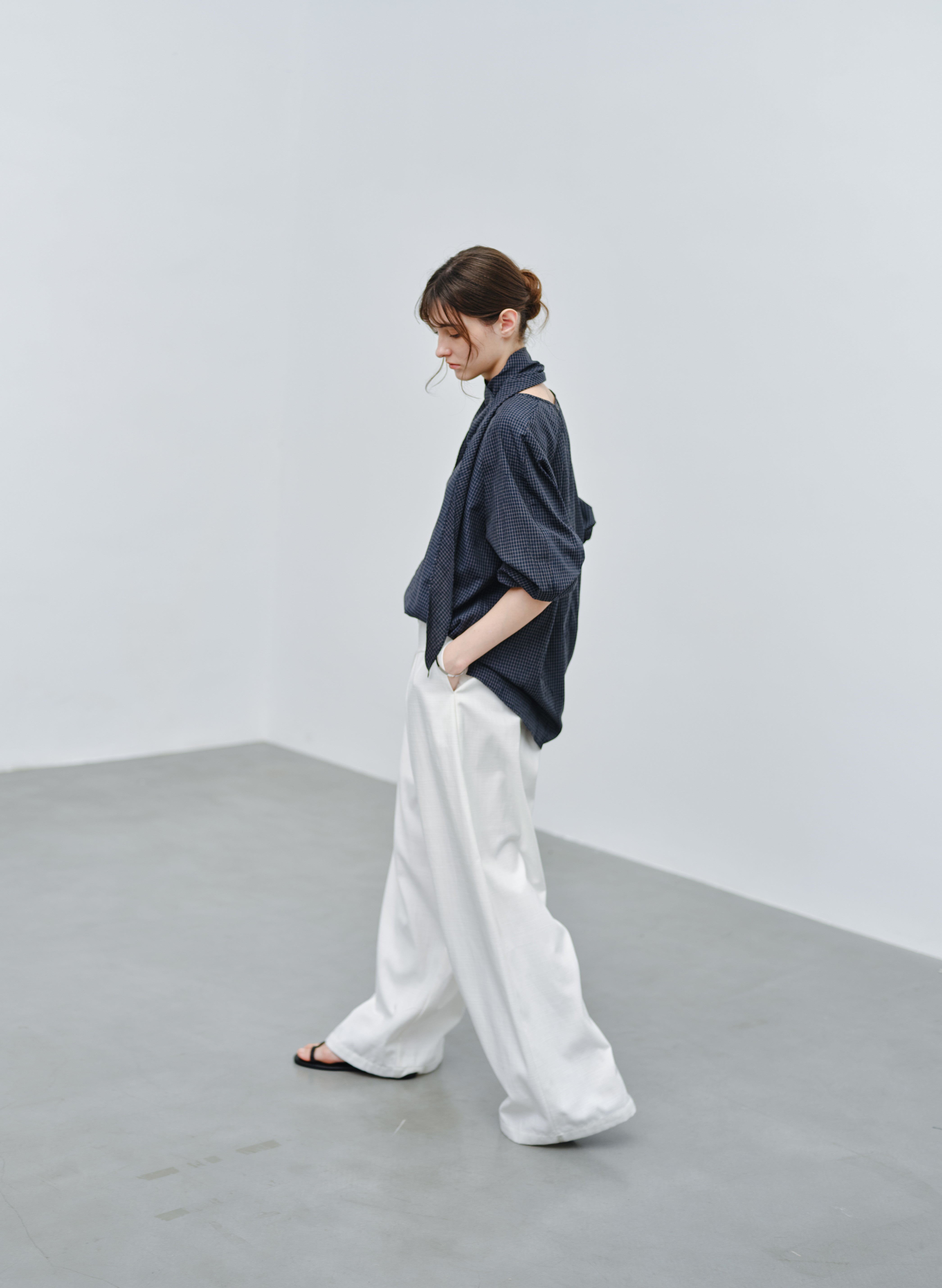 DAMAGE LINE WIDE PANTS