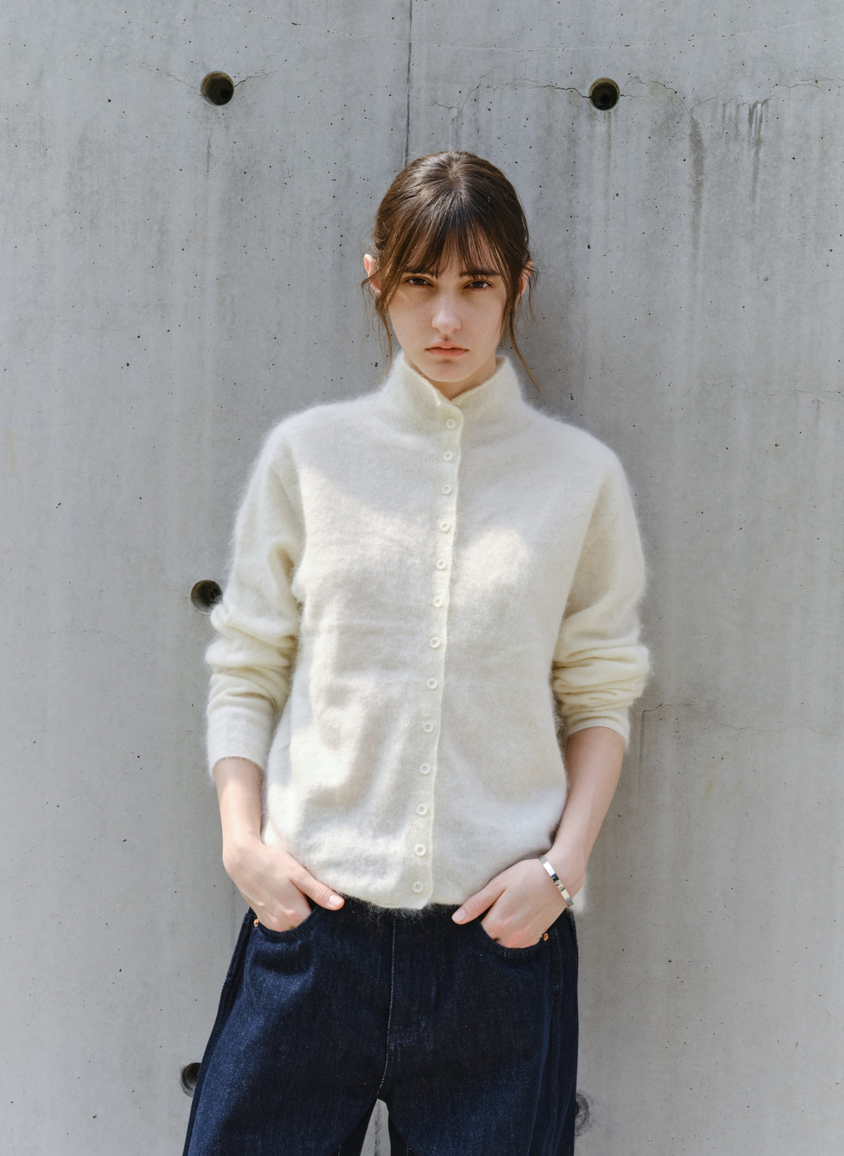 MULTI BUTTON WOOL CARDIGAN