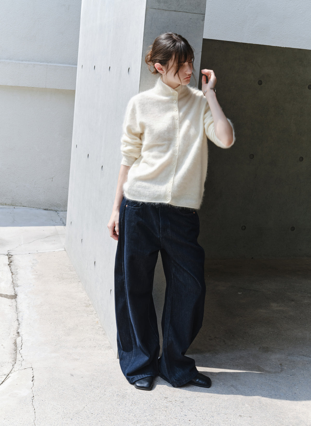 MULTI BUTTON WOOL CARDIGAN
