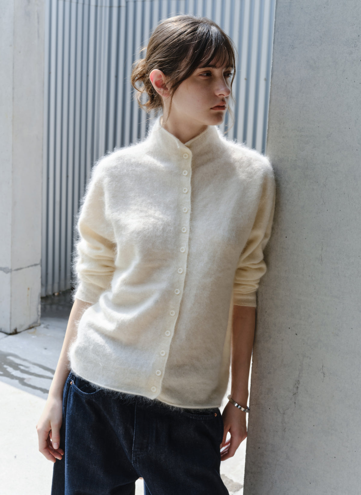 MULTI BUTTON WOOL CARDIGAN