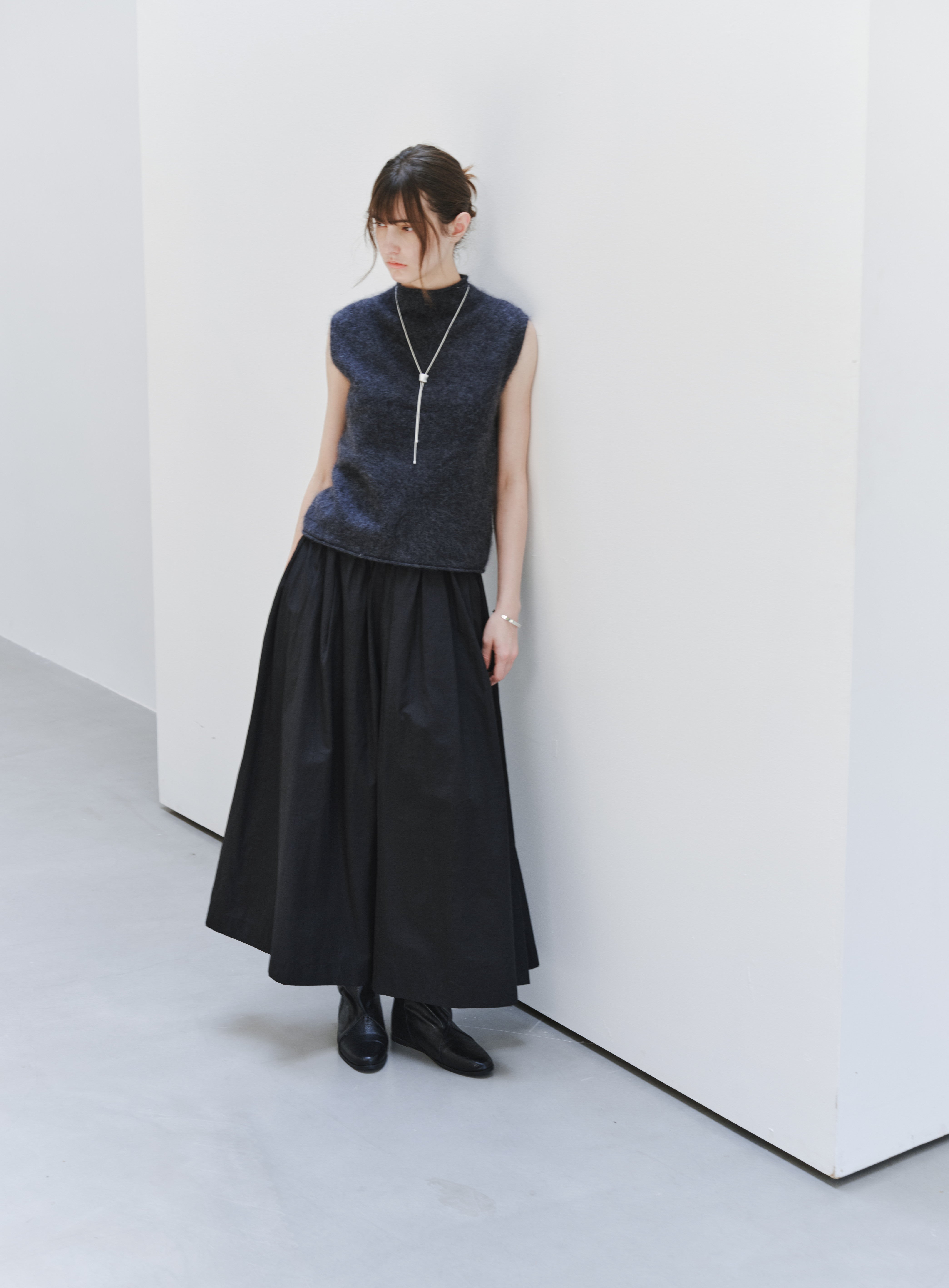 MATTE TEXTURE WIDE CULOTTES