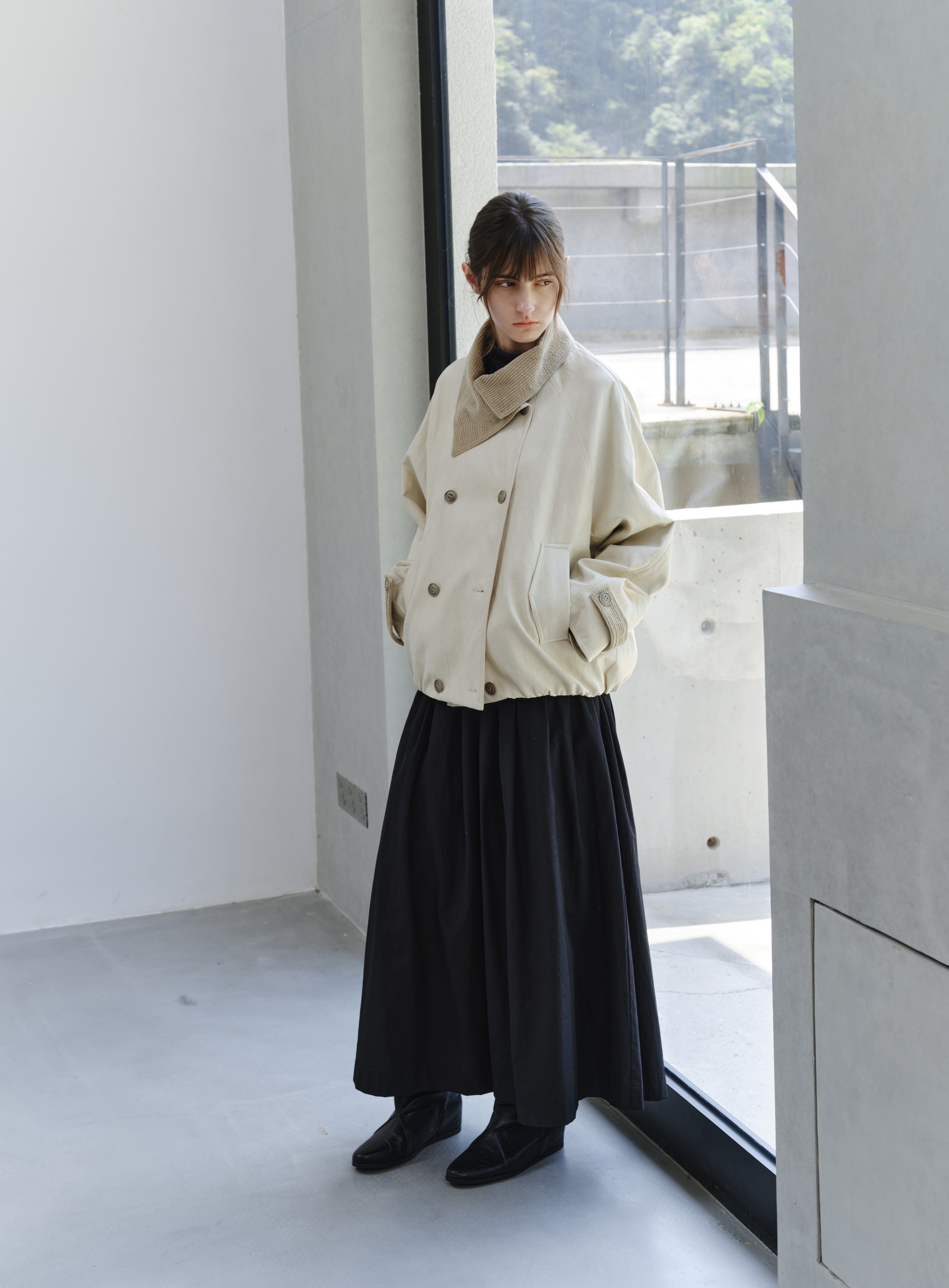MATTE TEXTURE WIDE CULOTTES