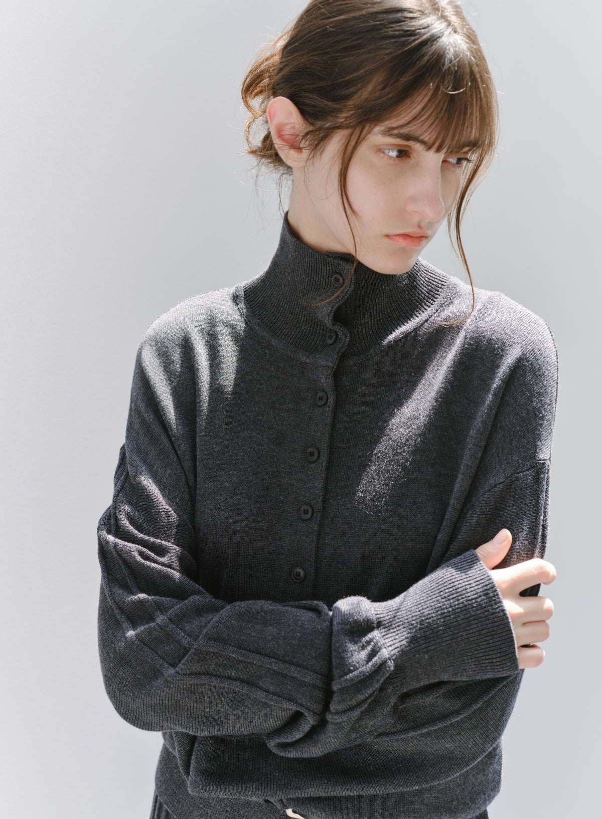 MULTI BUTTON KNIT CARDIGAN