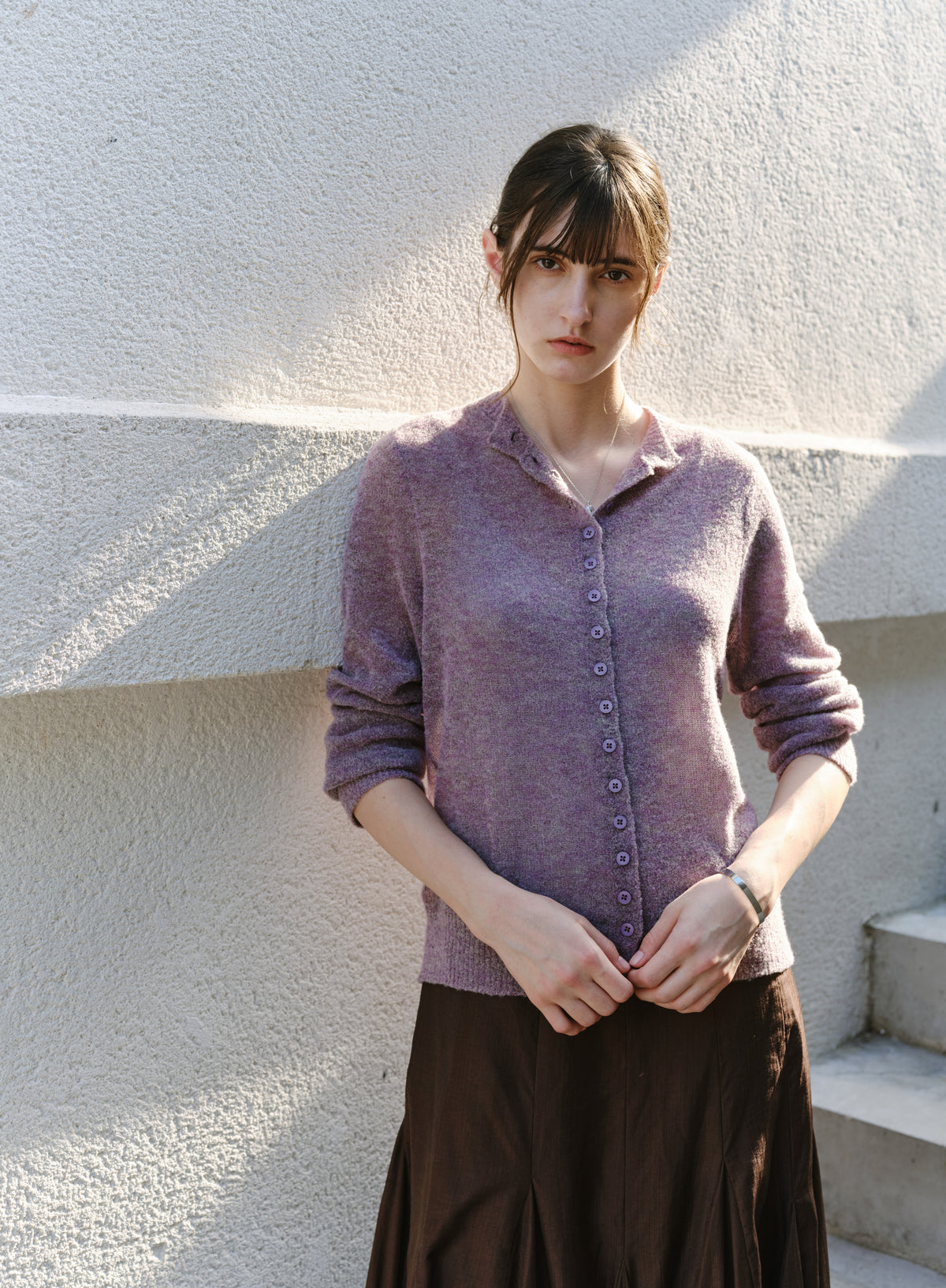 MULTI BUTTON COLOR SWEATER