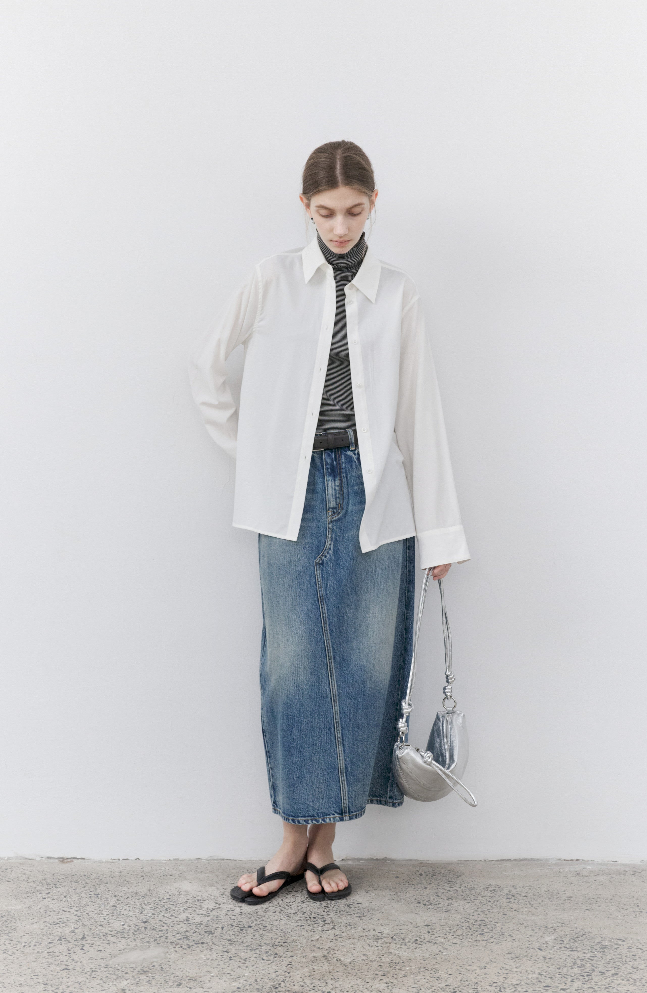 EDGE SILHOUETTE COLOR SHIRT