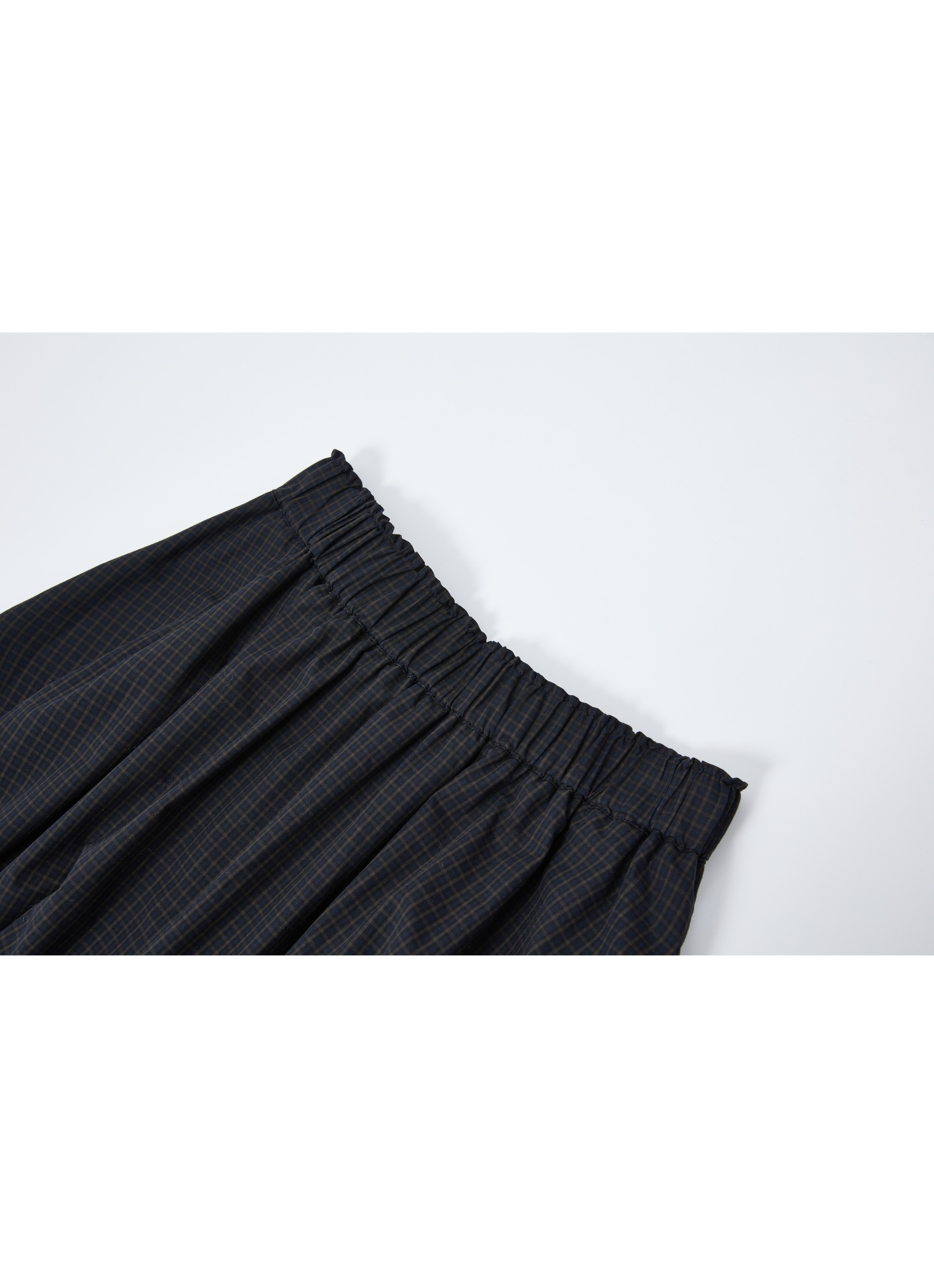 GATHERED HEM BALLOON SKIRT