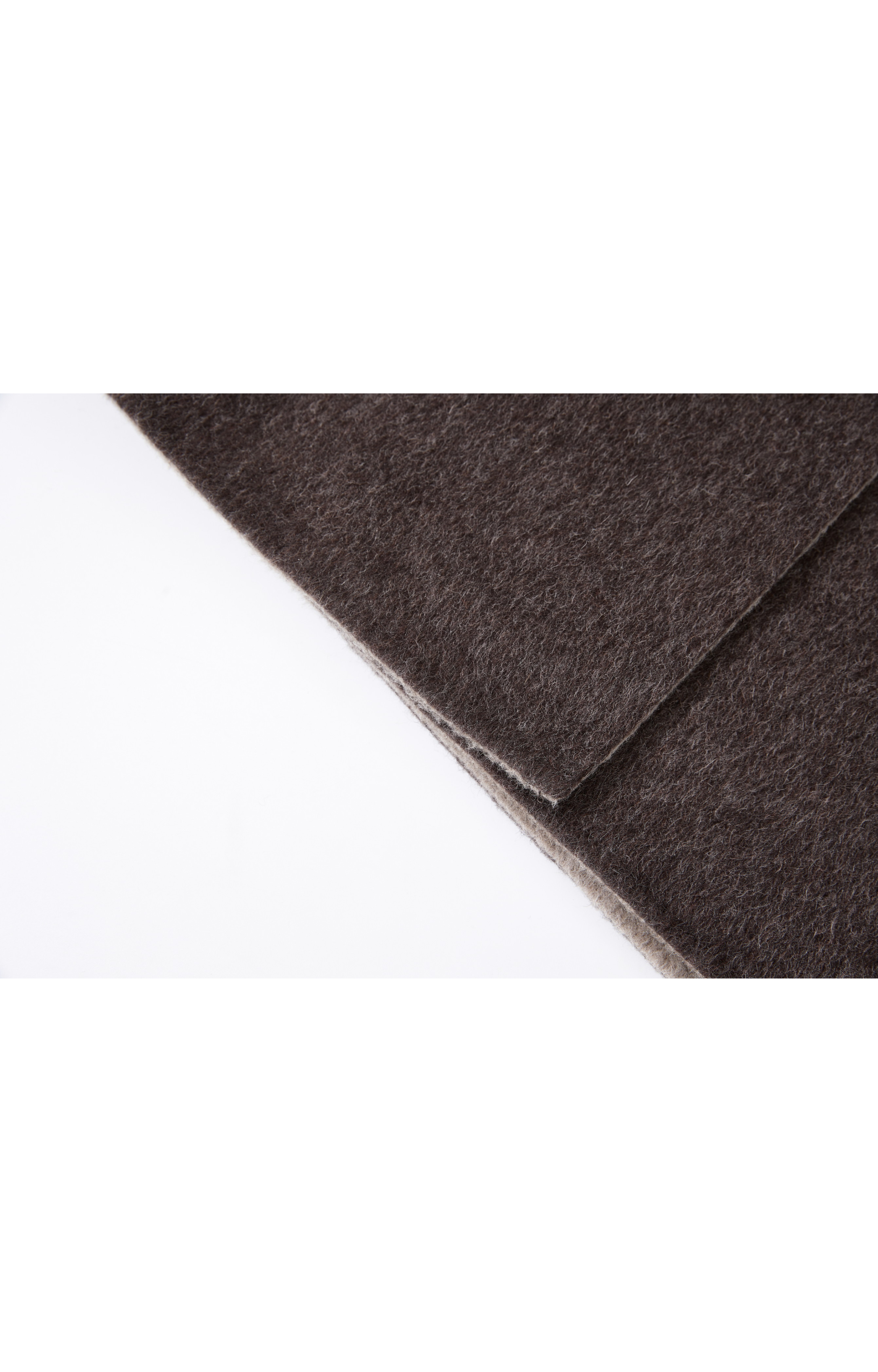 WRAP LAPEL WOOL COAT / ラップラペルウールコート