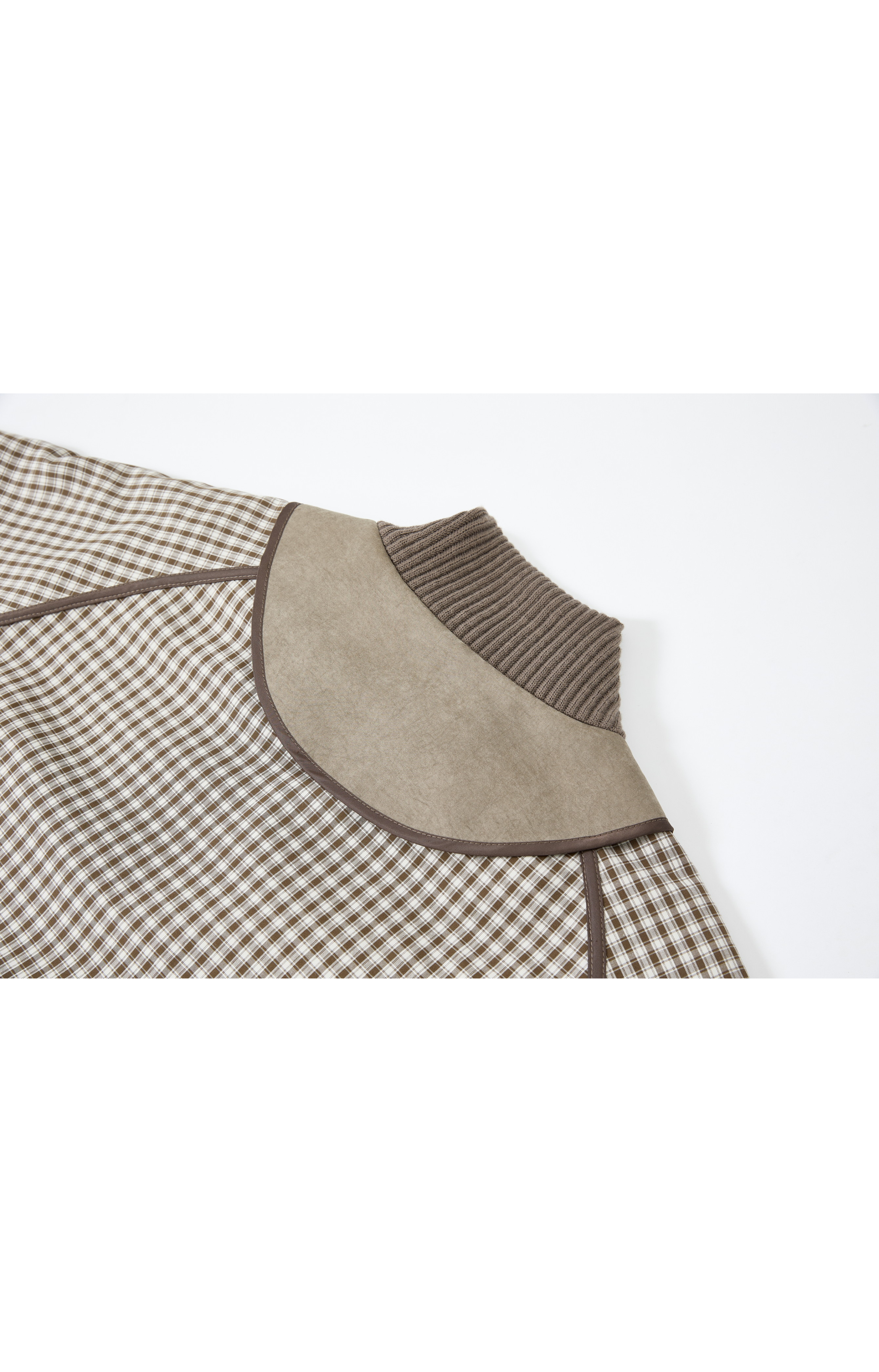 REVERSE PLAID DESIGN JACKET / 리버스 체크 디자인 재킷