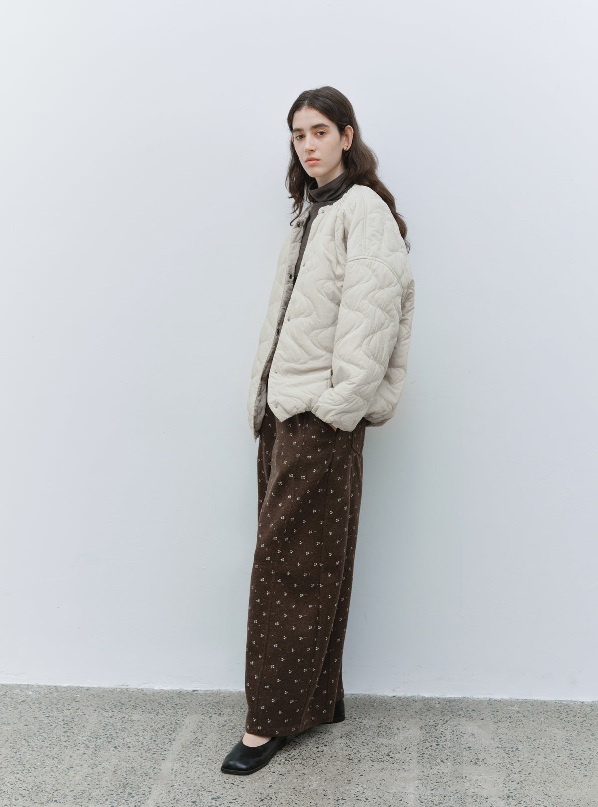 WATER WAVE QUILTING BLOUSON