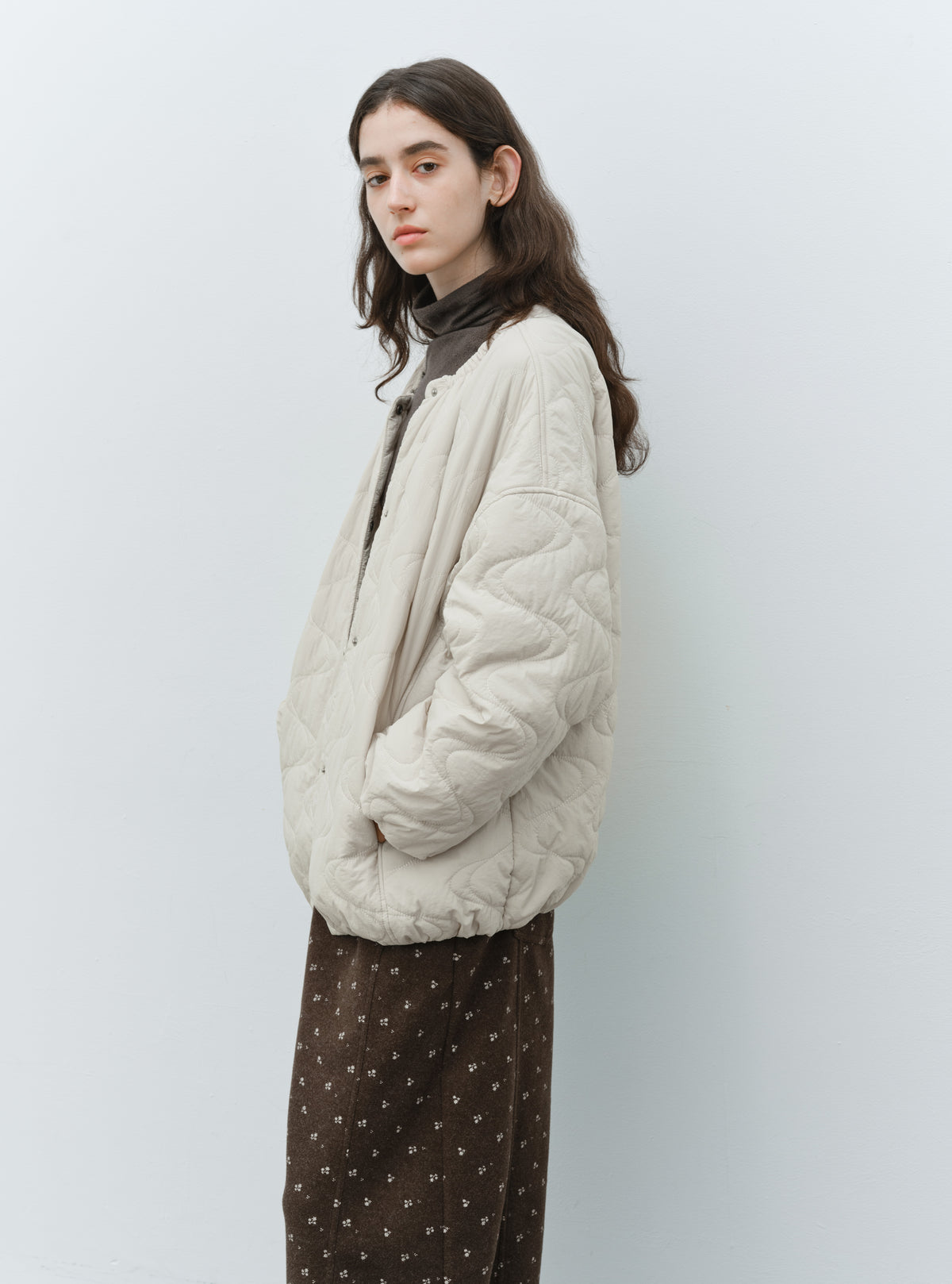 WATER WAVE QUILTING BLOUSON